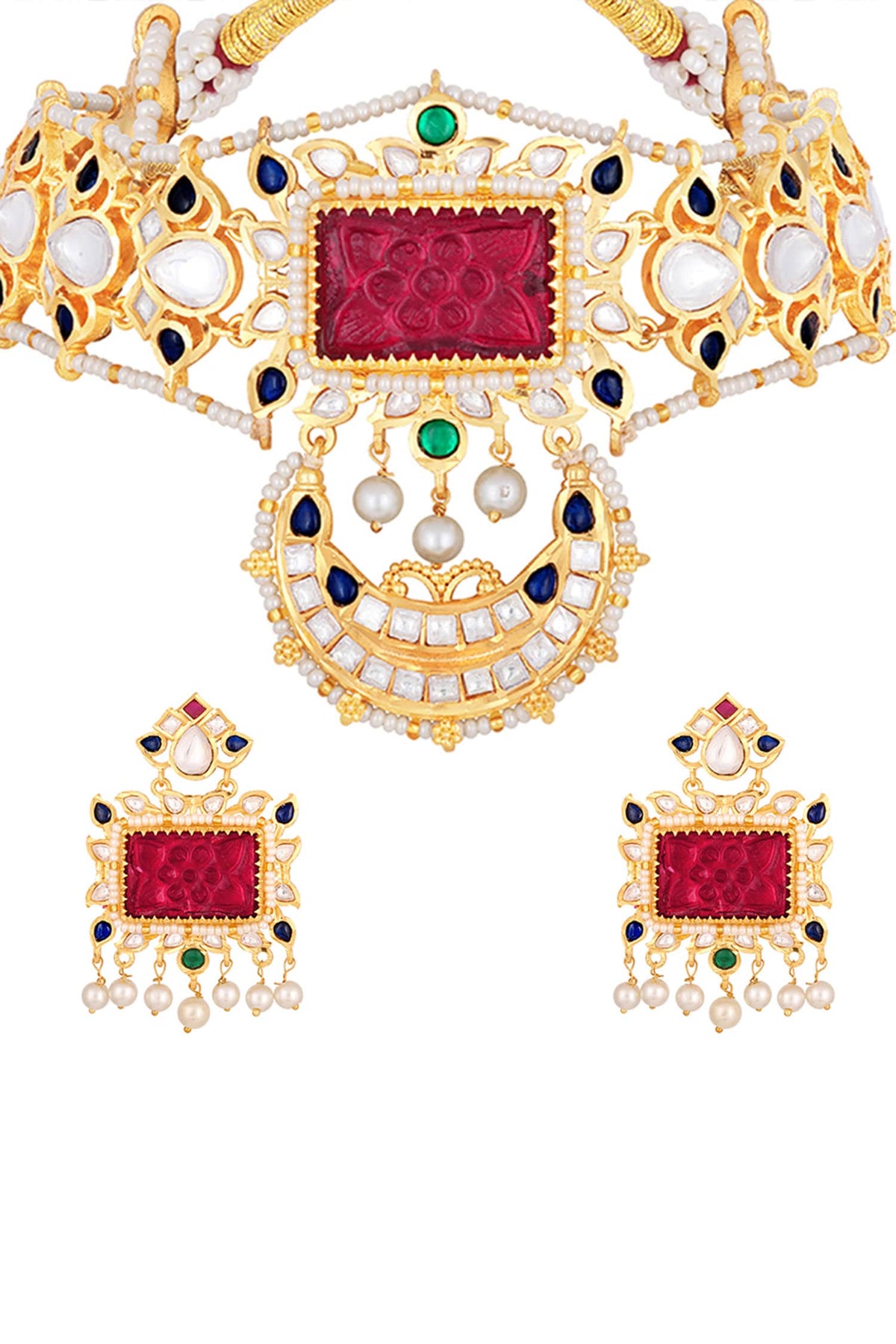 Kundan Embellished Choker Set