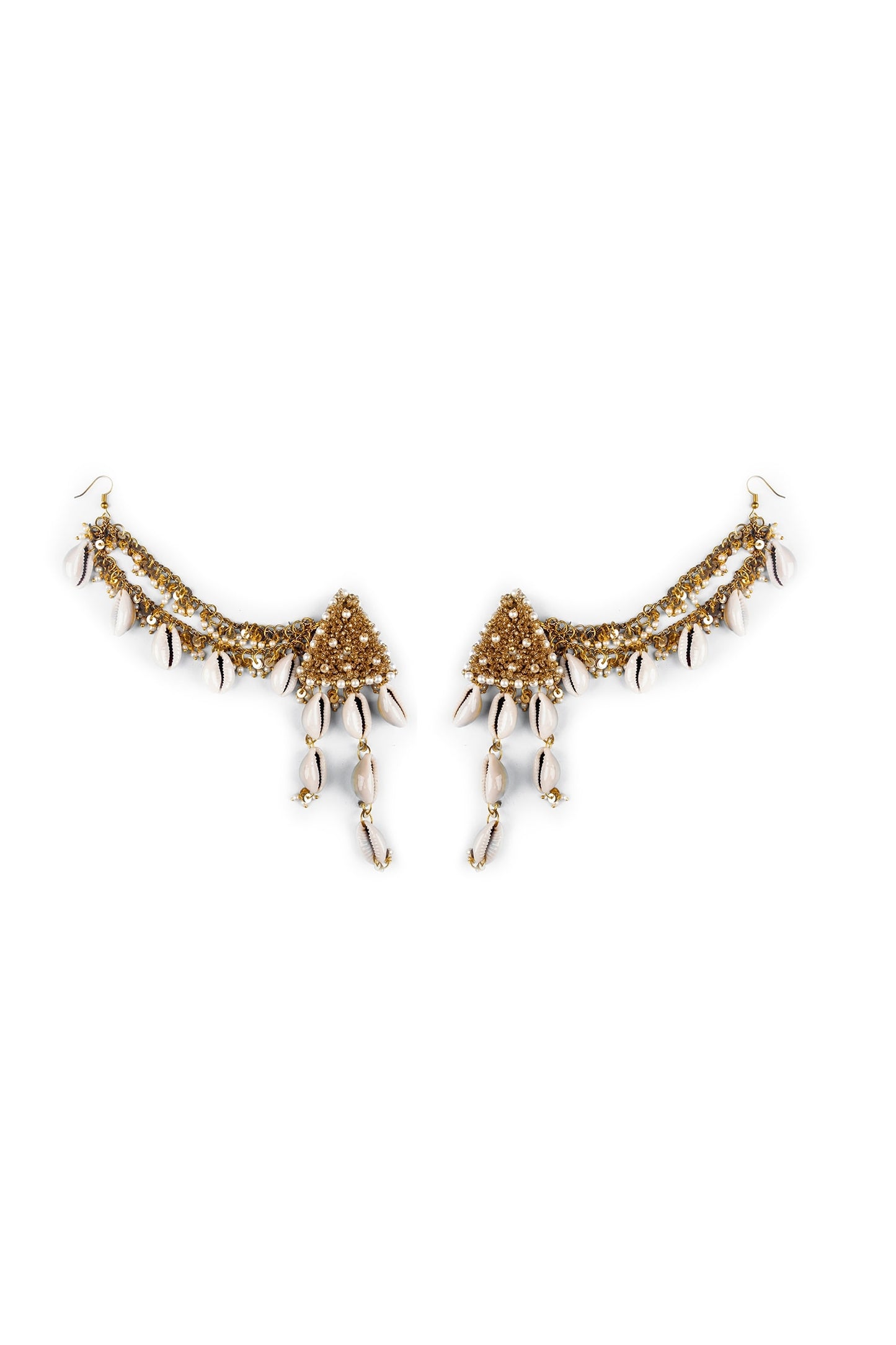Shell Drop Dangler Earrings