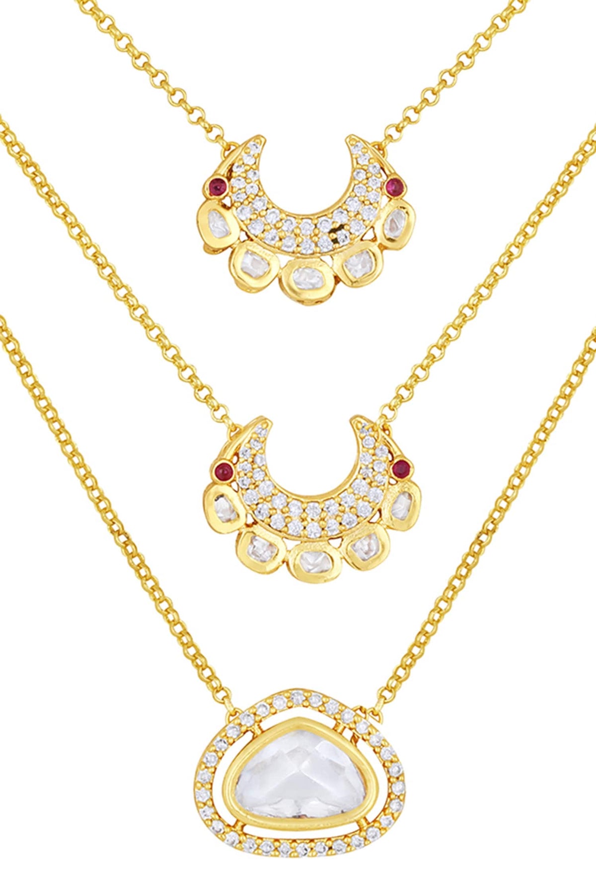 Layered Pendant Necklace