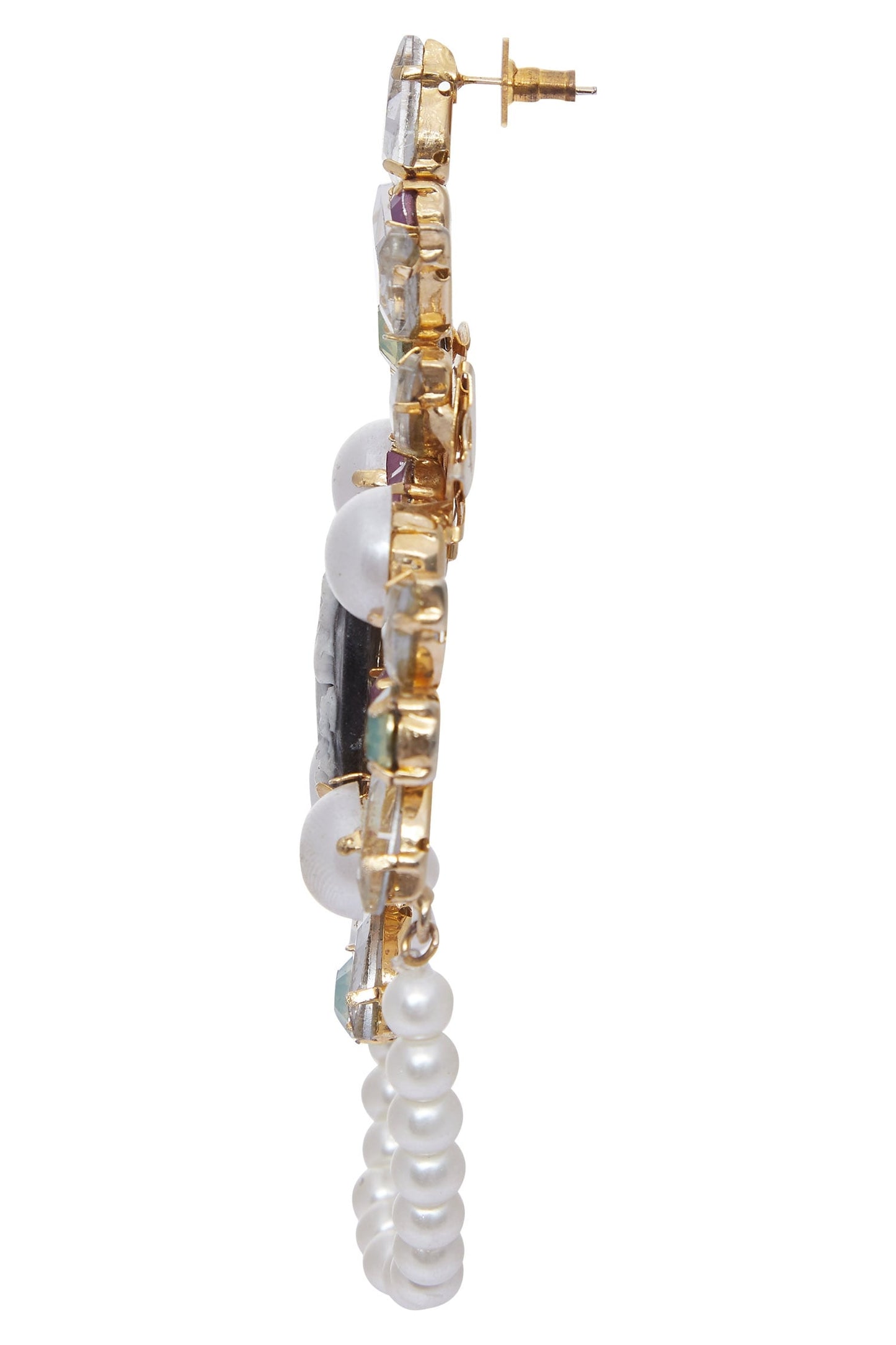 Stone earrings