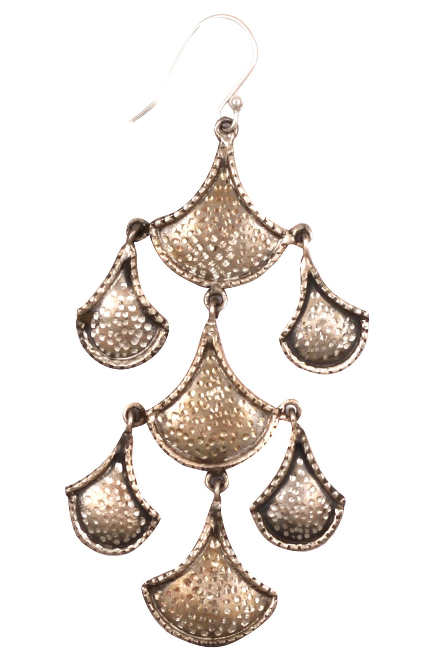 Silver Scallop Danglers