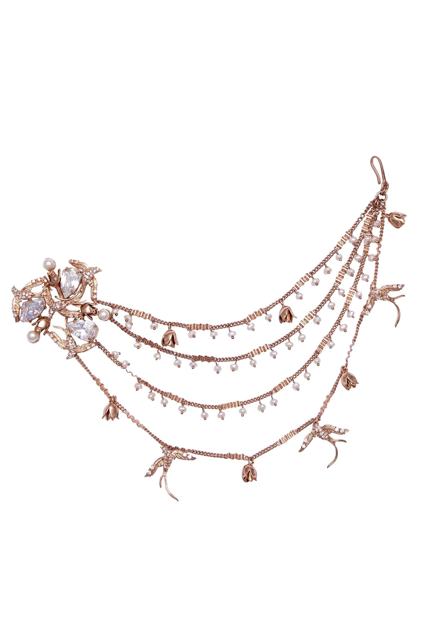 Crystal Chain Earrings