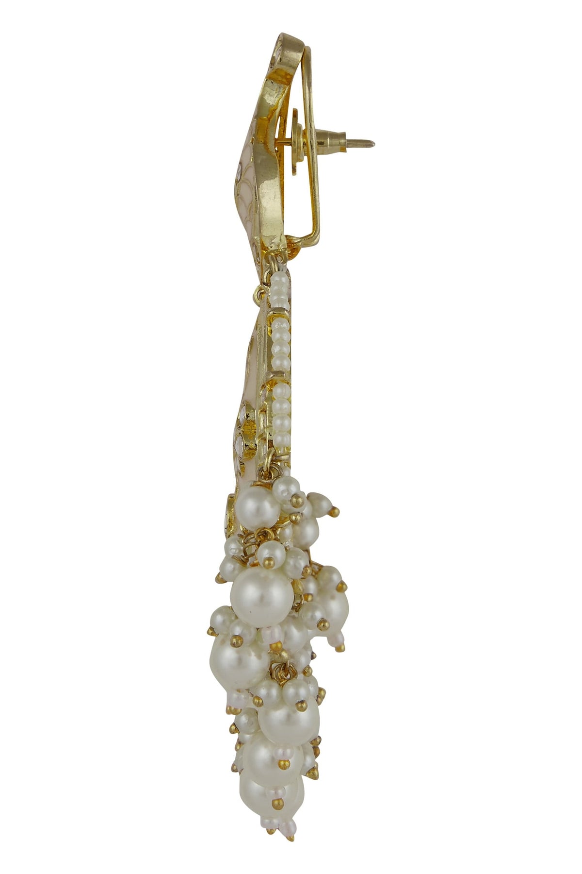 Meenakari Chandbali Earrings