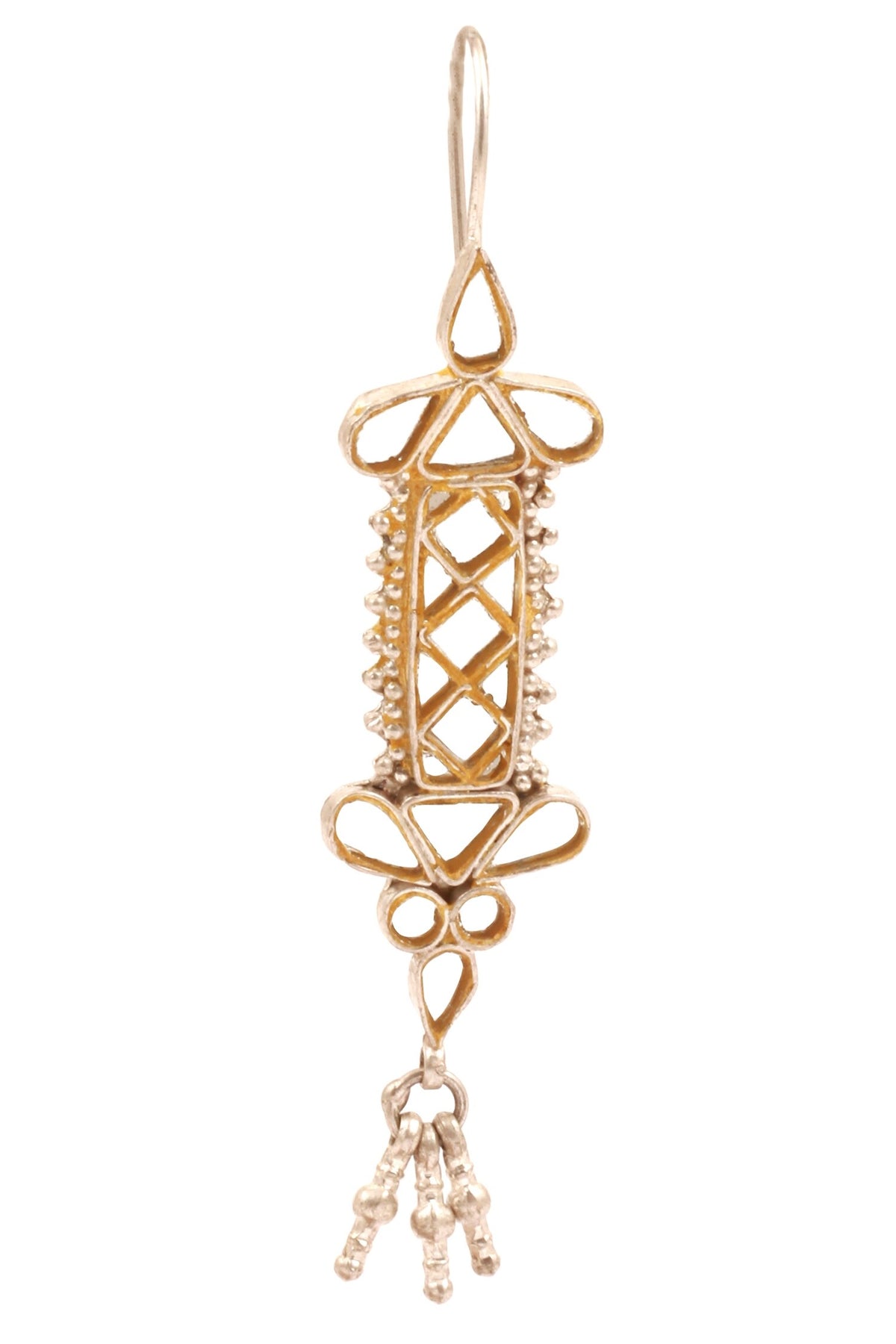 Carved Long Earrings