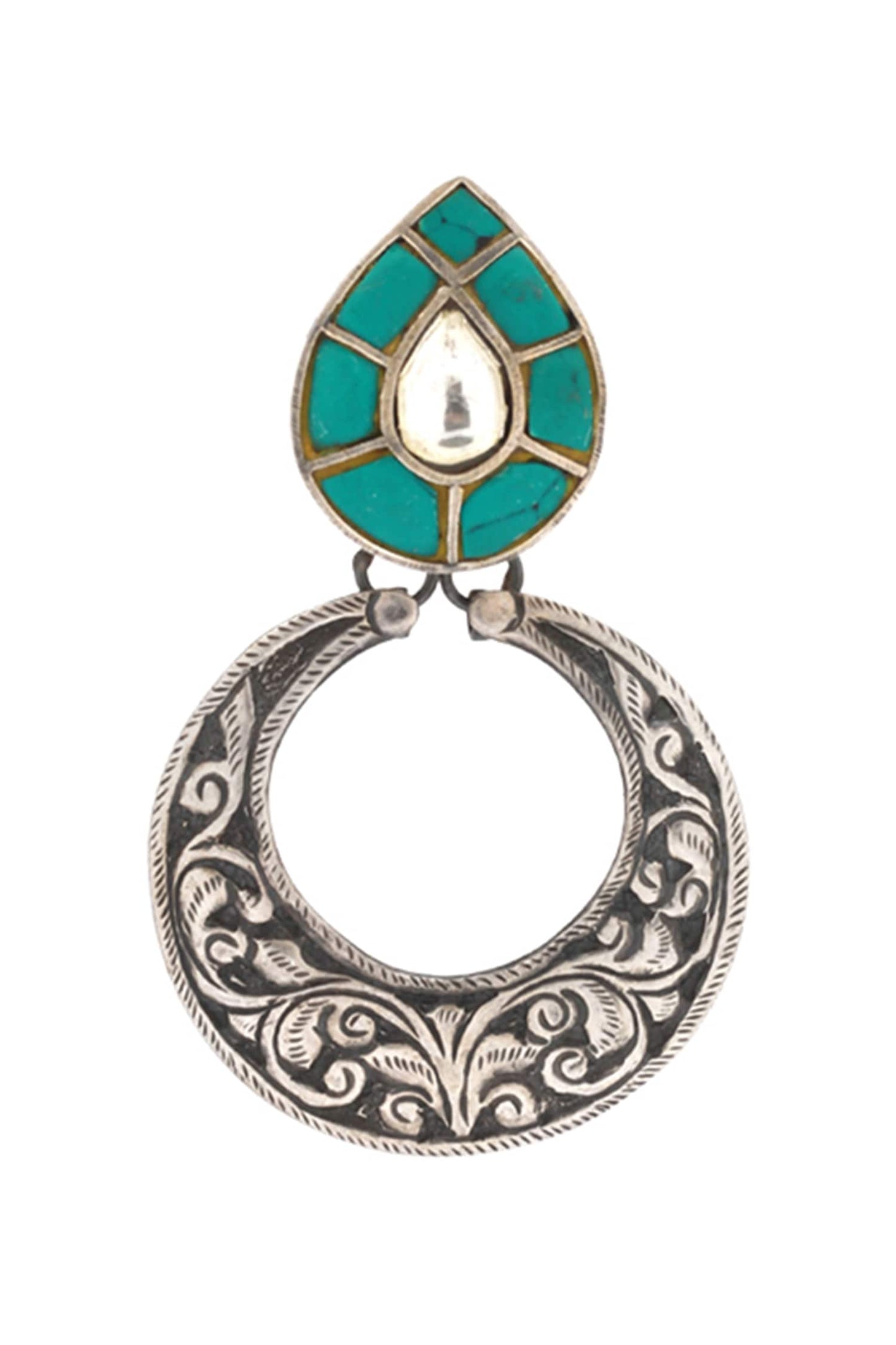 Carved Dangler Earrings
