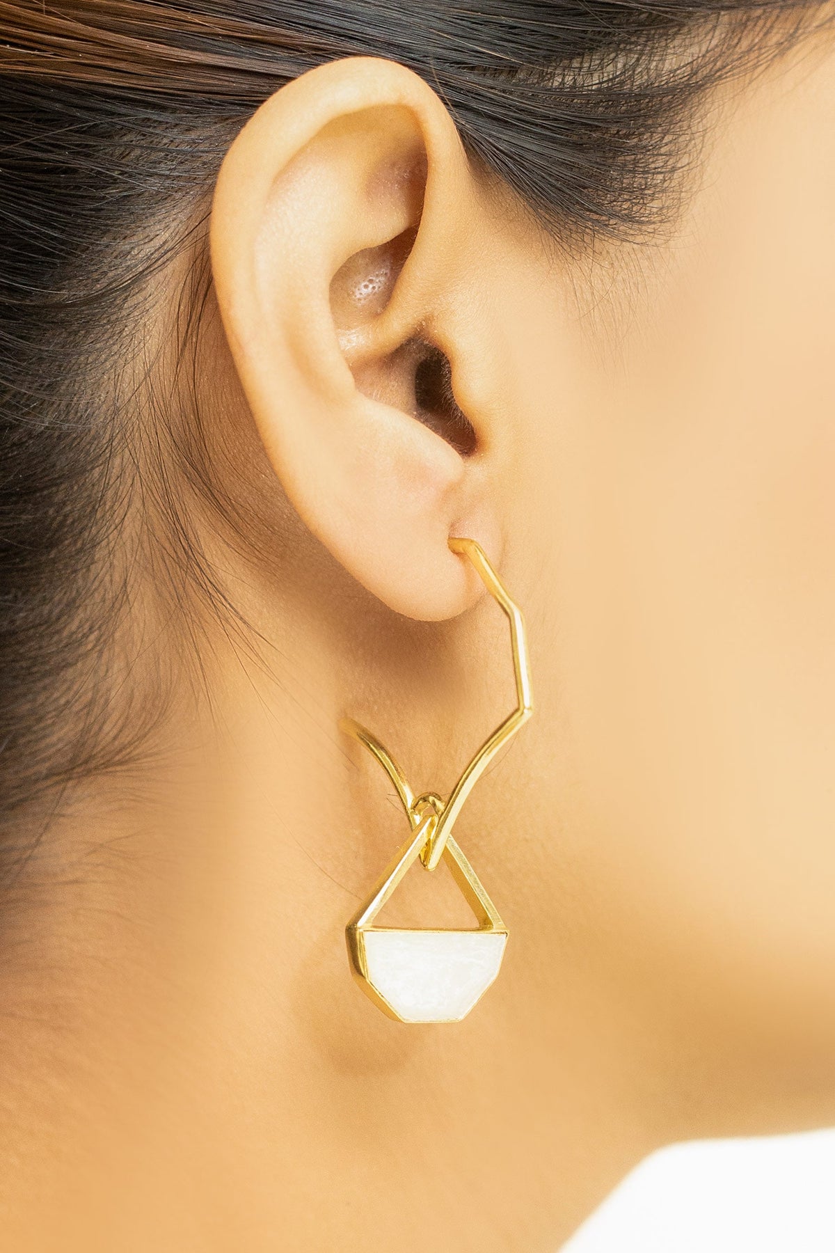 Geometric Stone Danglers