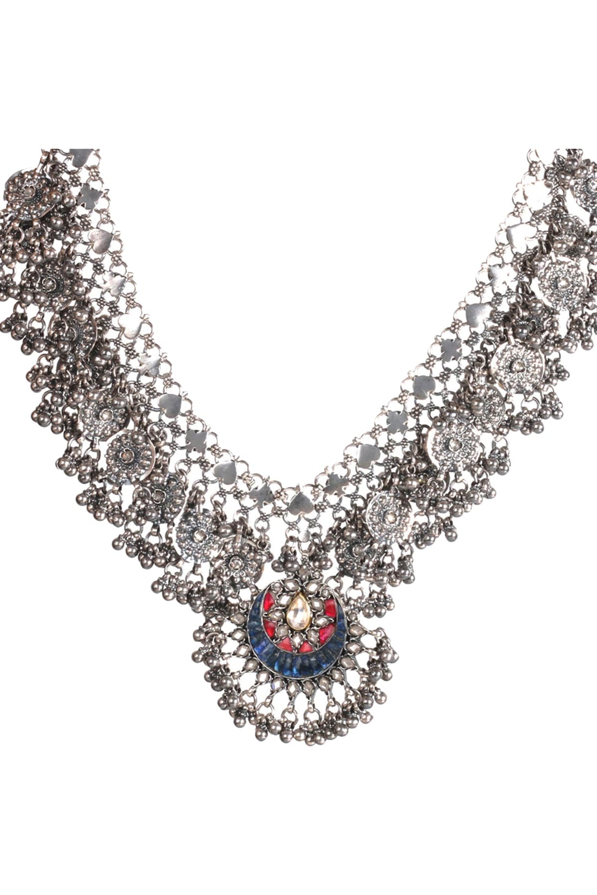 Handmade Kundan Pendant Necklace