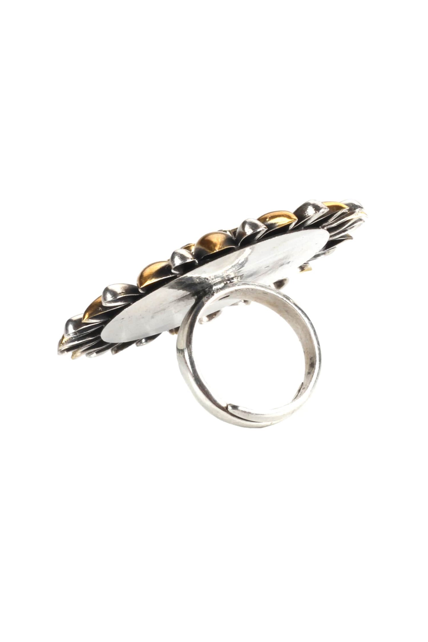 Handmade Kundan Floral Ring