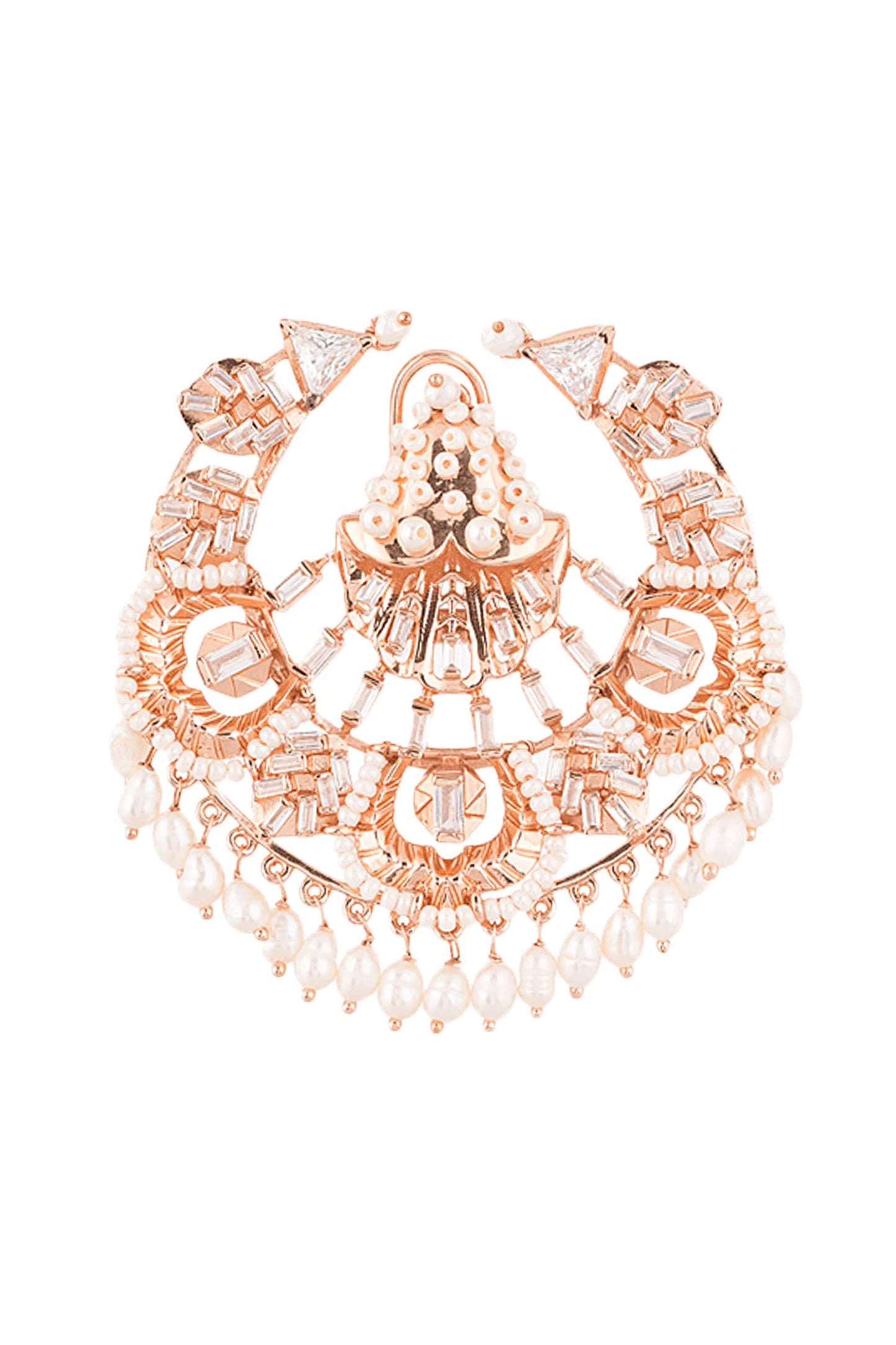 Clair De Lune Chandbali Studs