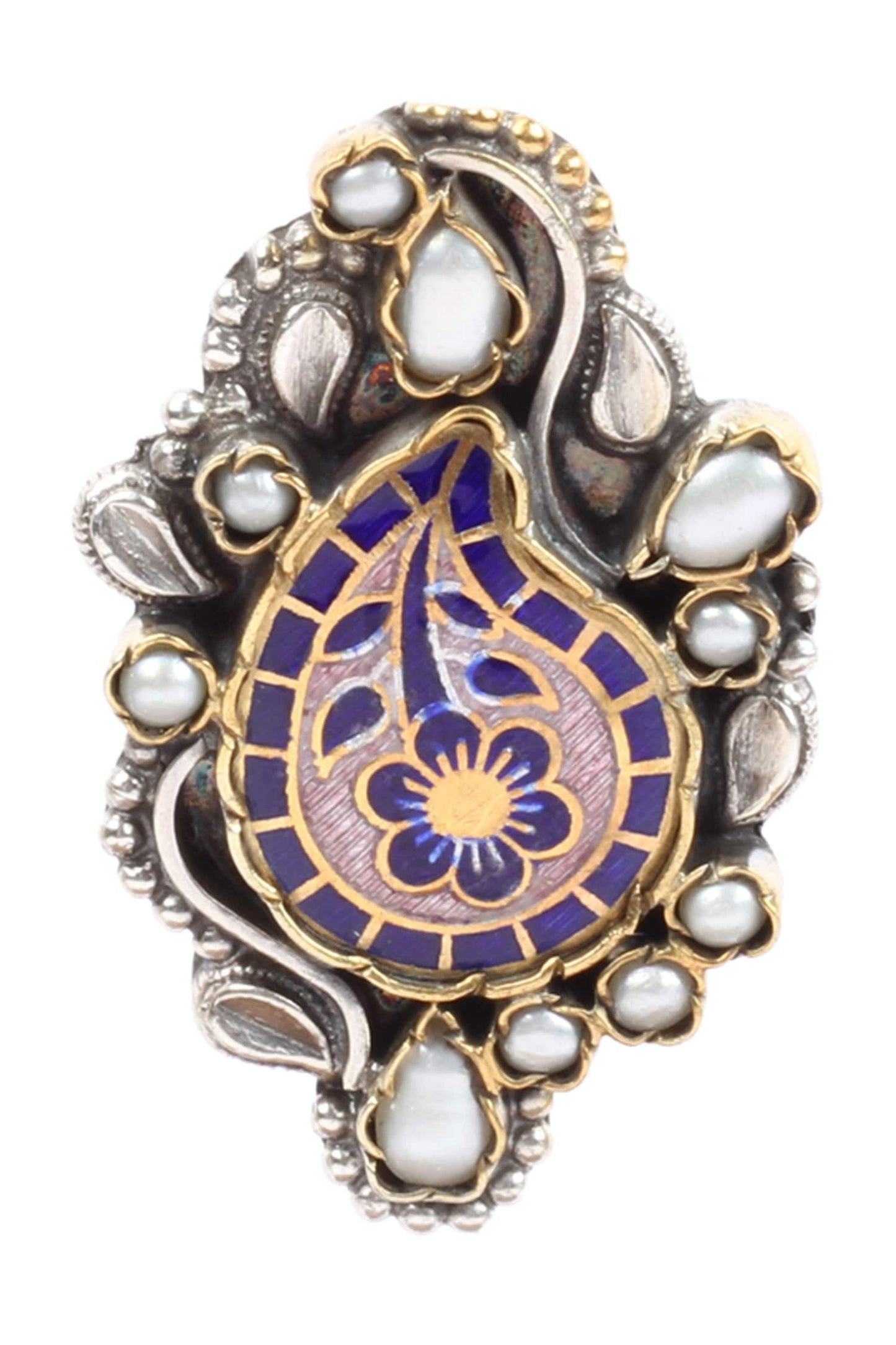 Handcrafted Paisley Studs