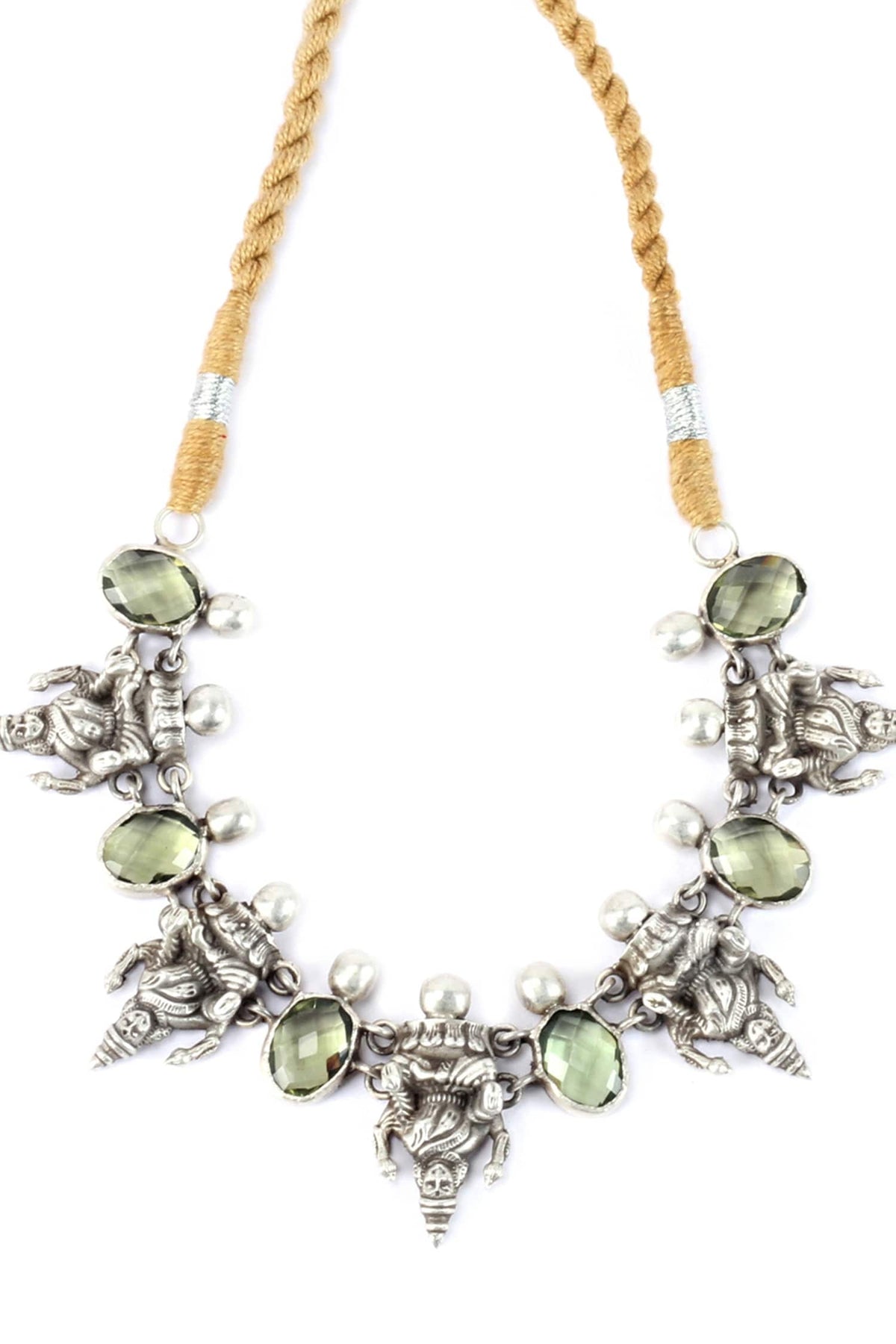 Handcrafted Temple Carved Choker