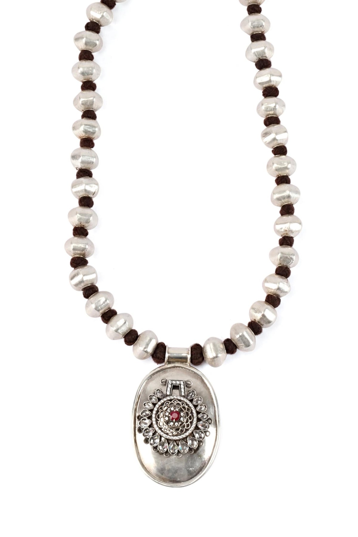 Handcrafted Carved Pendant Necklace