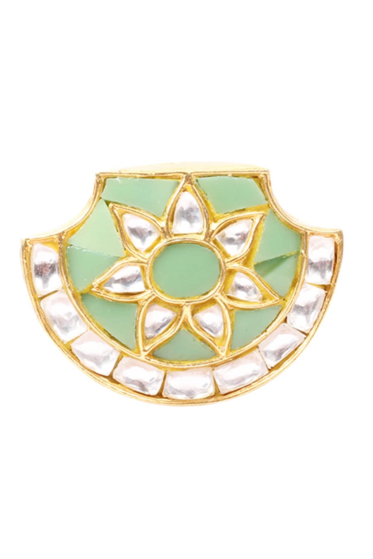 Handcrafted Floral Carved Studs