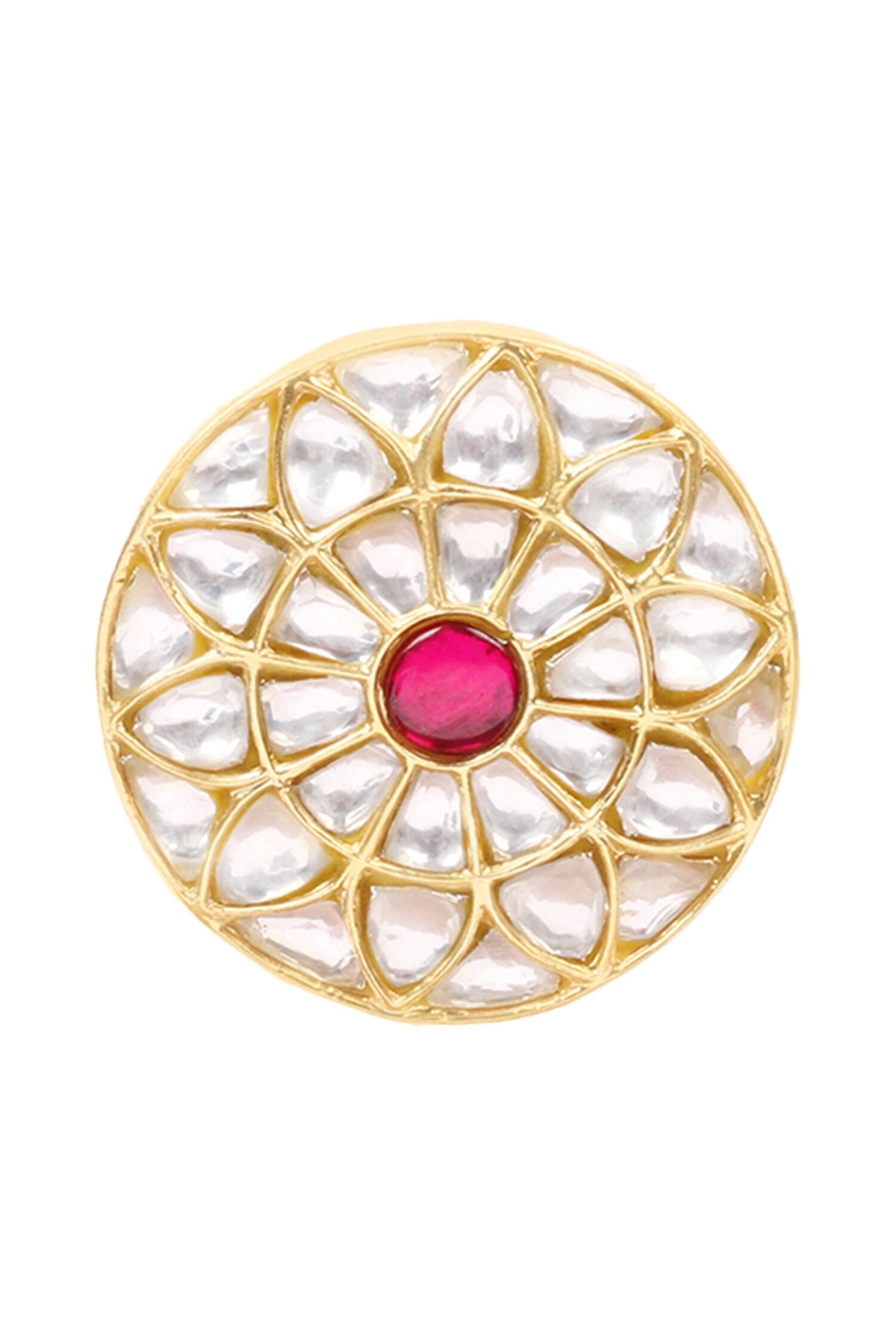 Handcrafted Floral Carved Studs