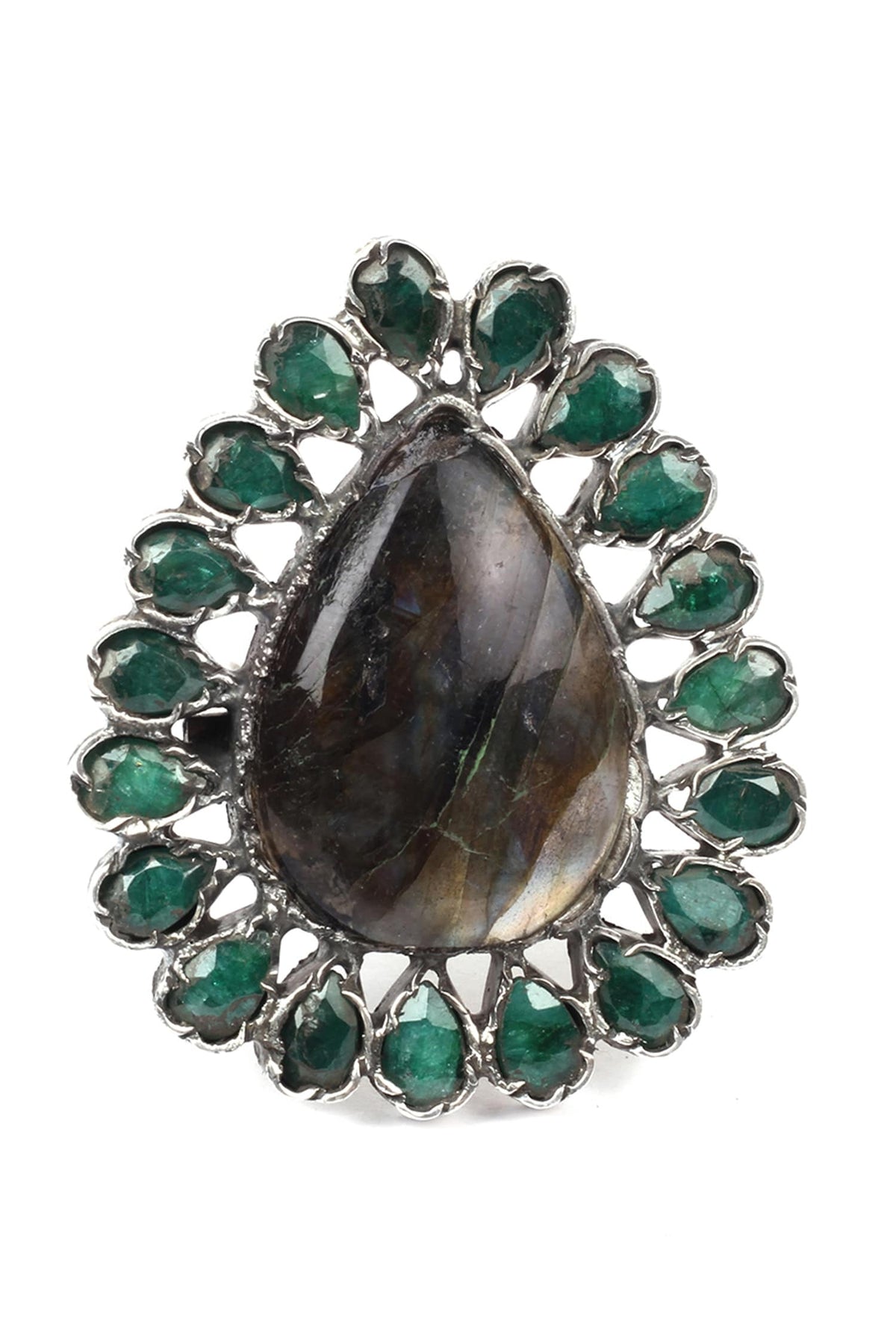 Handcrafted Teardrop Ring