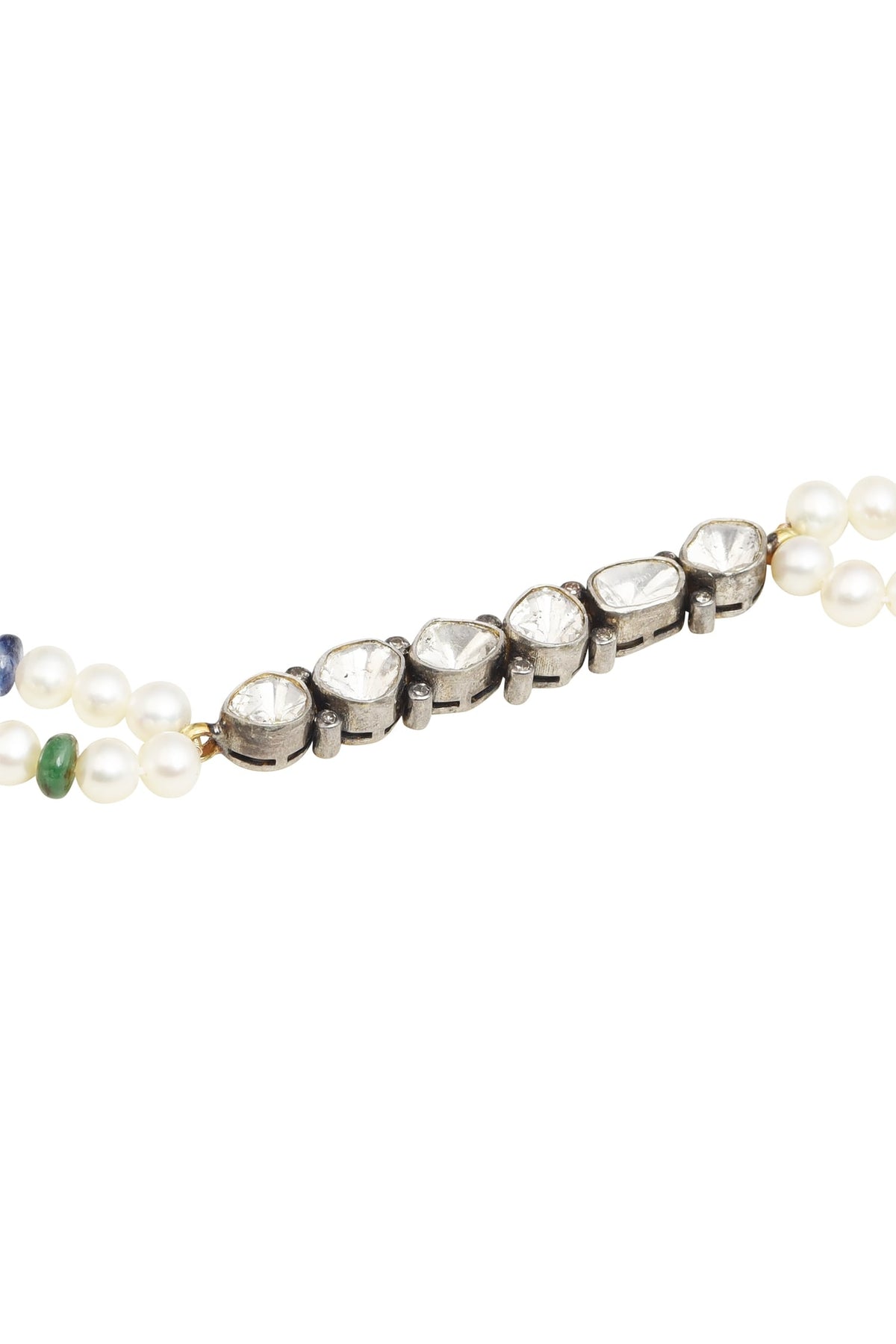 Scalloped Bracelet With Pearls