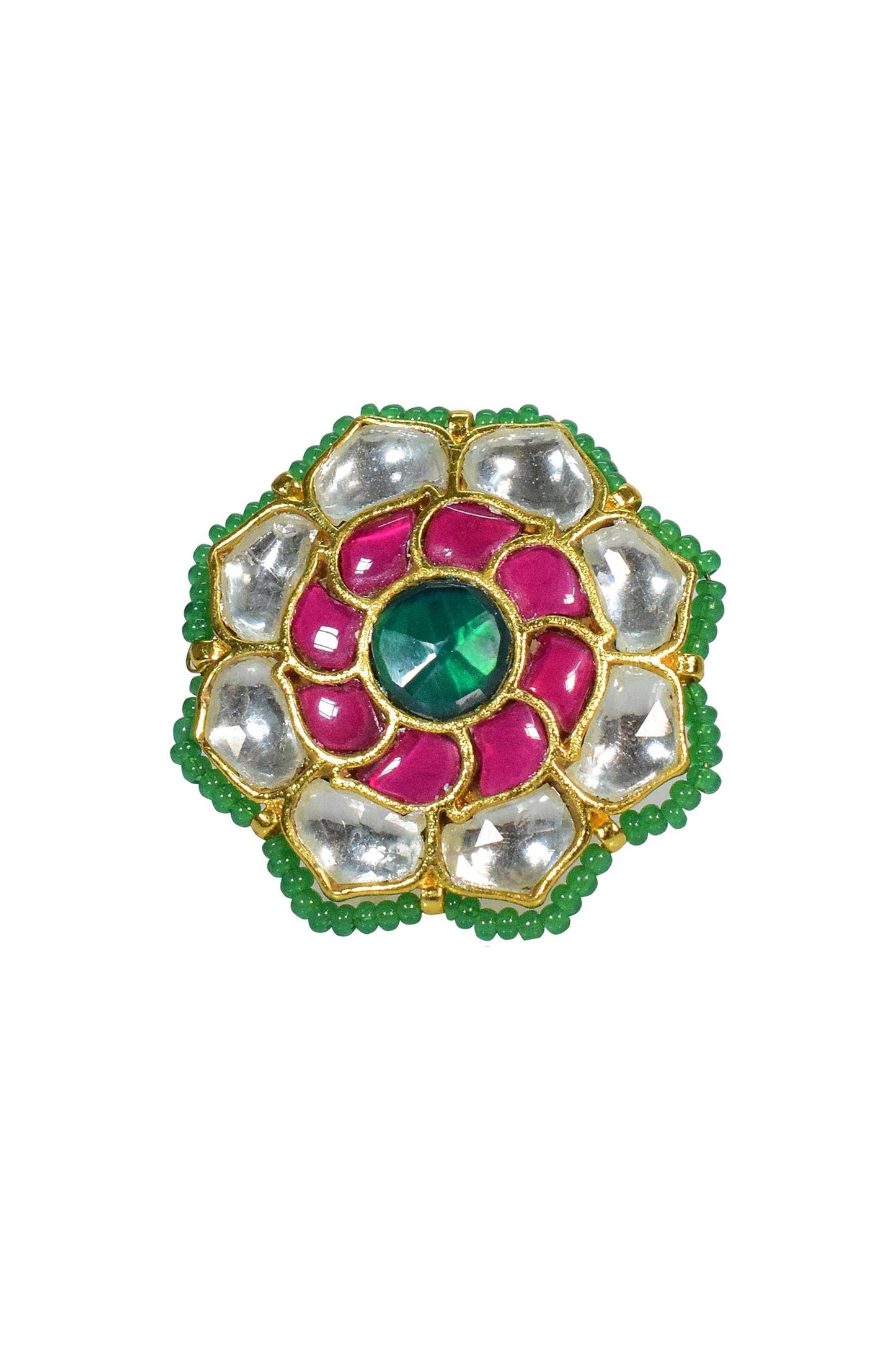 Pachi Kundan Ring