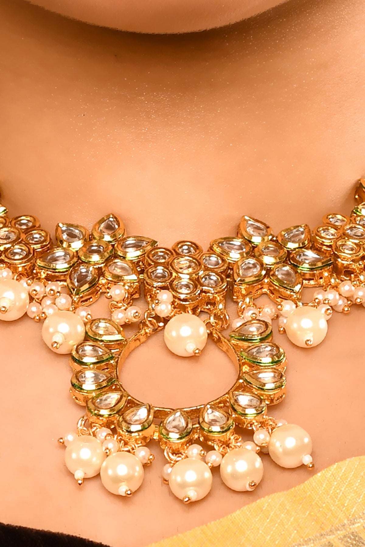 Floral Kundan Choker Set