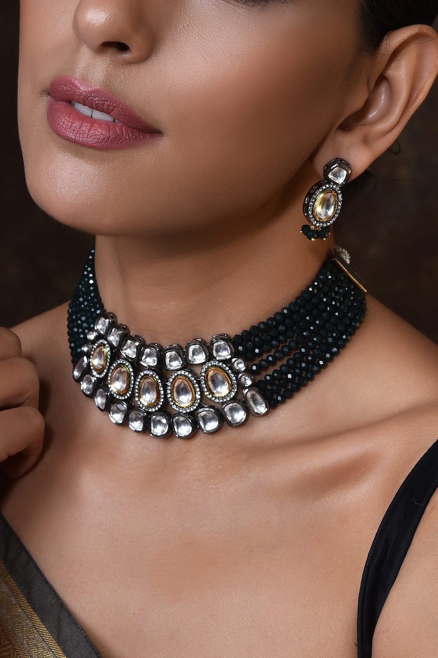 Layered Kundan Choker Set