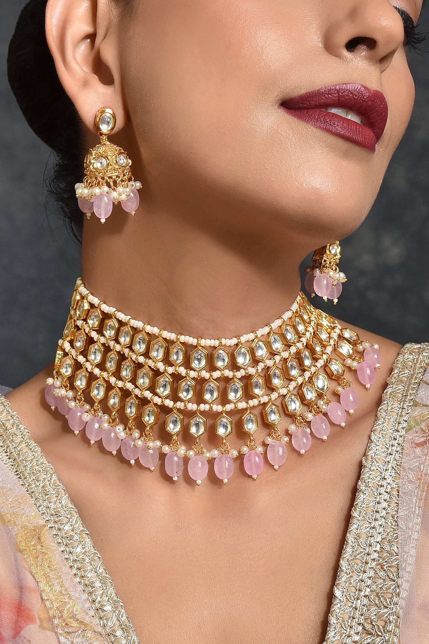Layered Kundan Choker Set