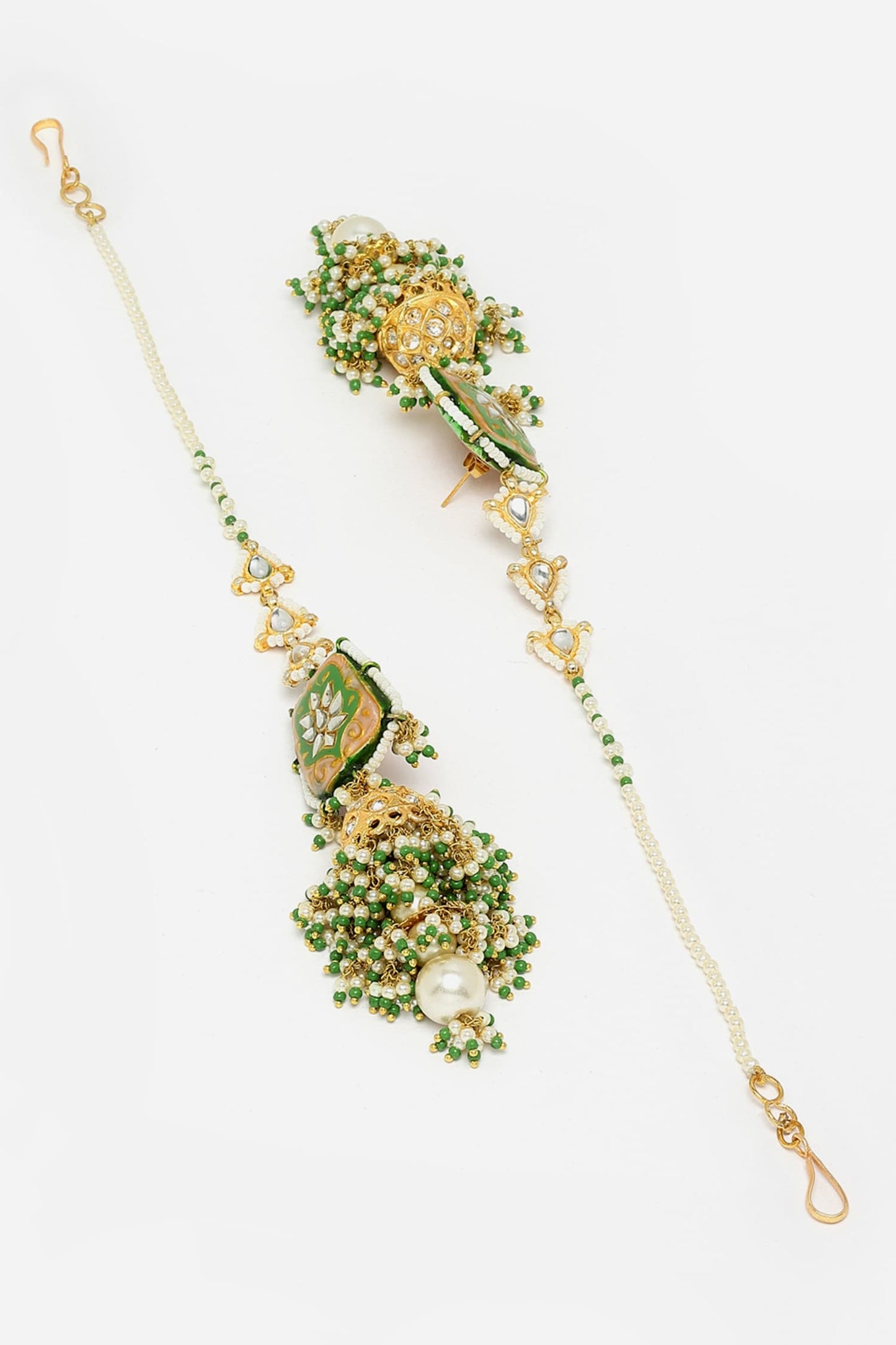Meenakari Work Jhumkis
