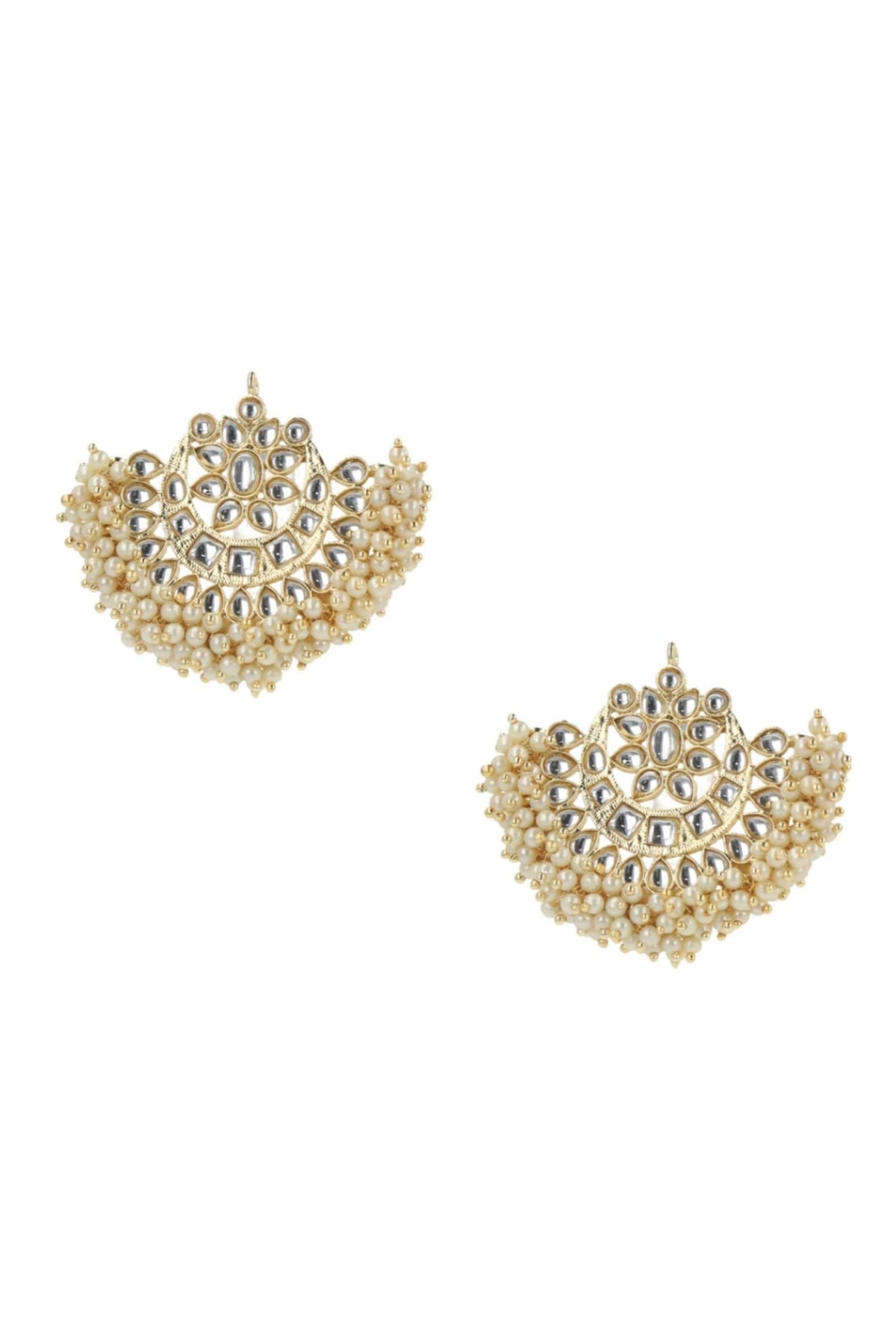 Kundan Floral Mathapatti Set