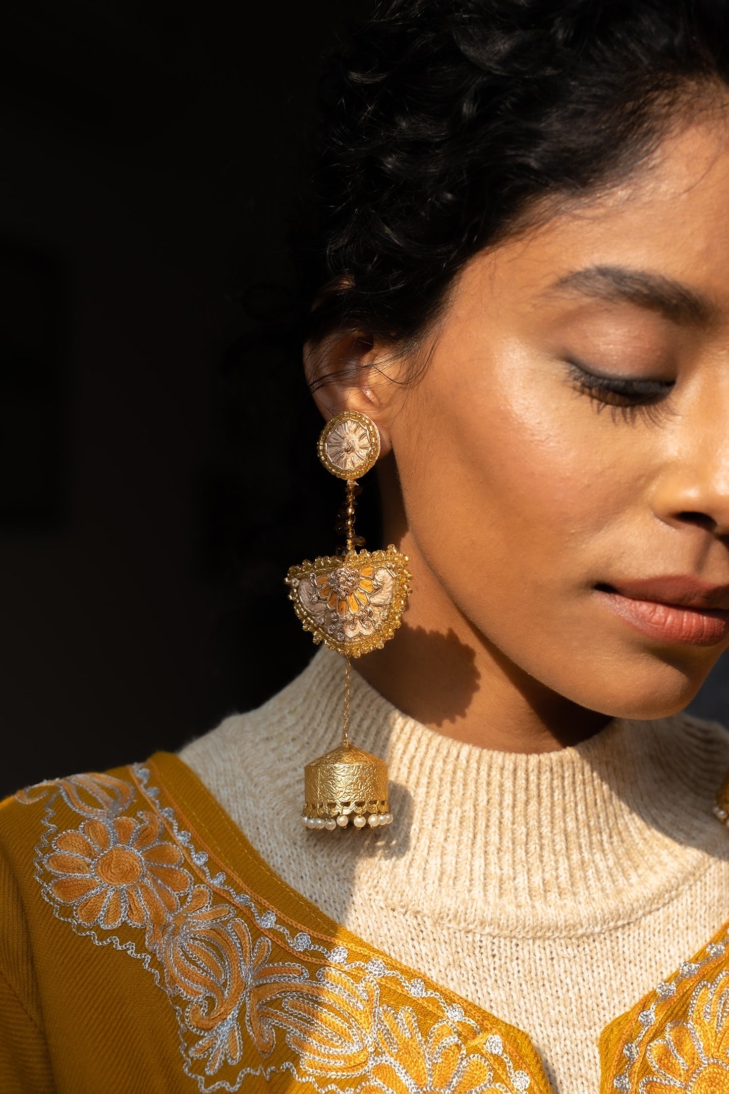 Handcrafted Kashmiri Jhumkas