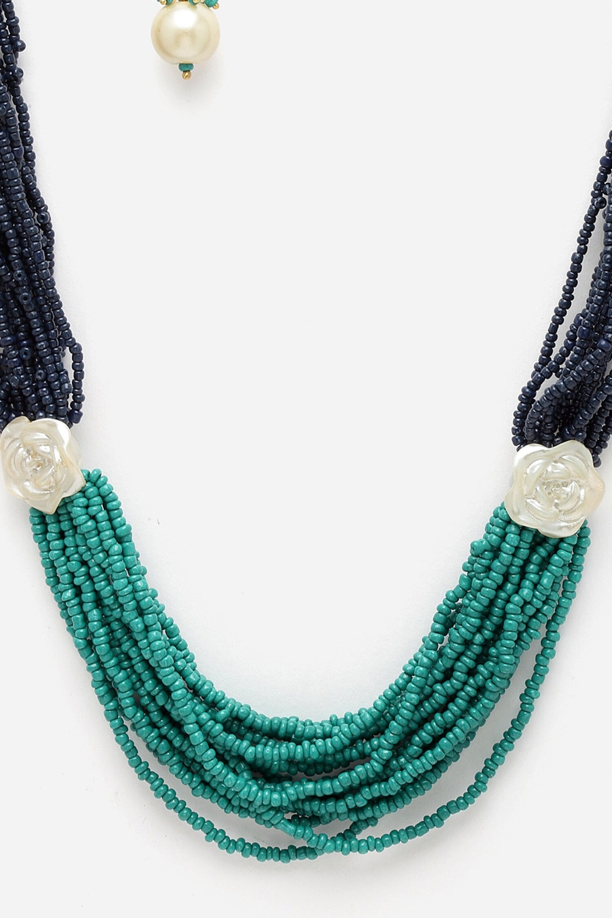 Pearl Embellished Layered Necklace