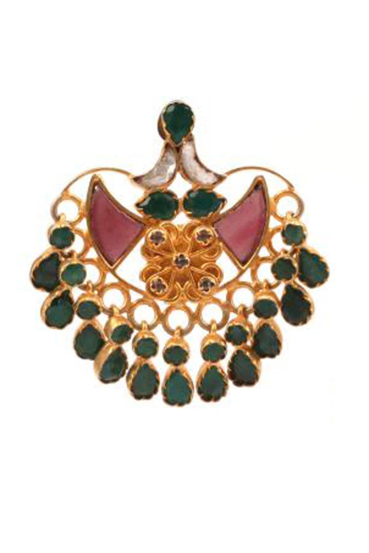 Stone Embellished Drop Earrings