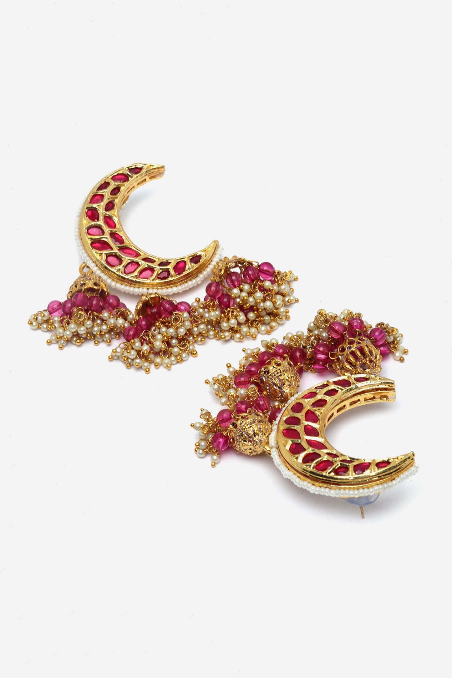 Kundan & Natural Stones Embellished Necklace Set