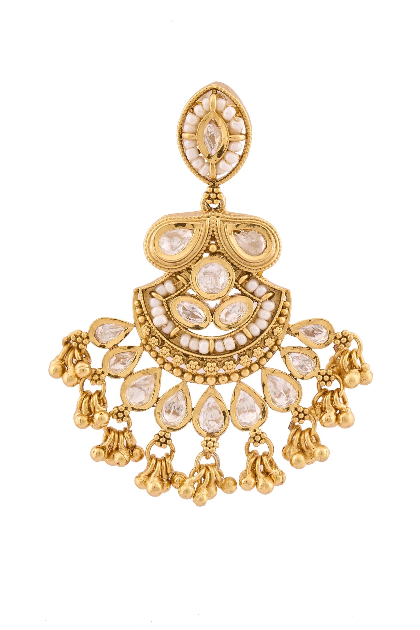 Kundan Embellished Pendant Choker Set