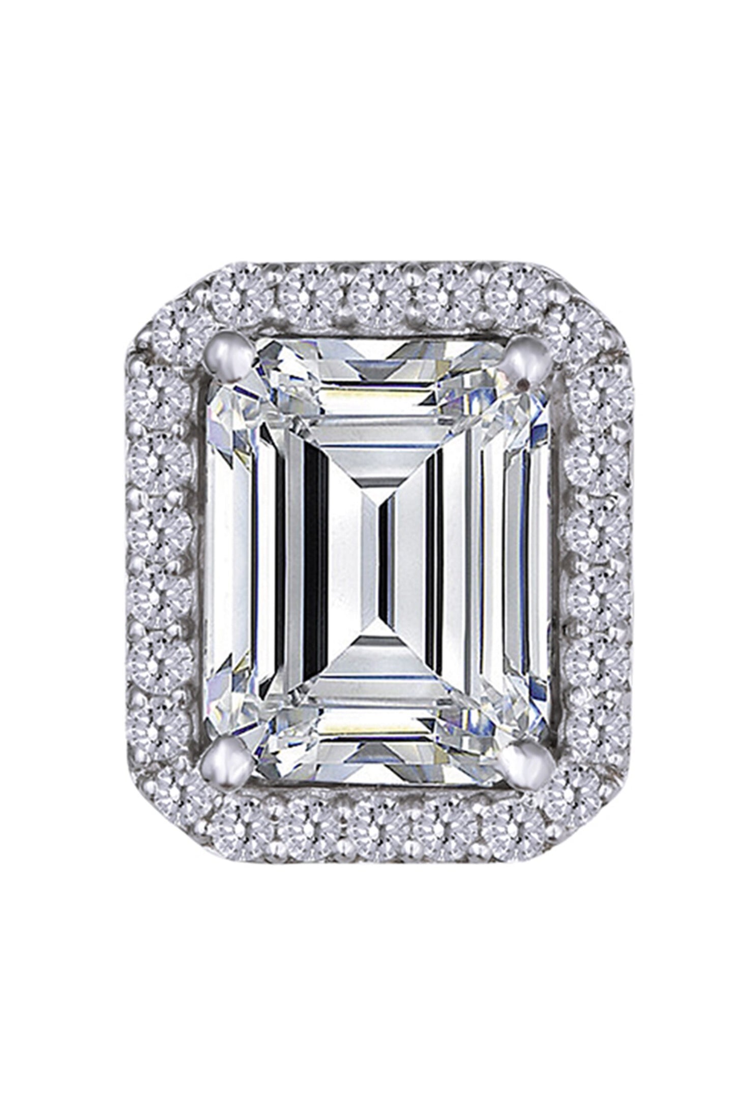 Octagon Shaped Embellished Studs