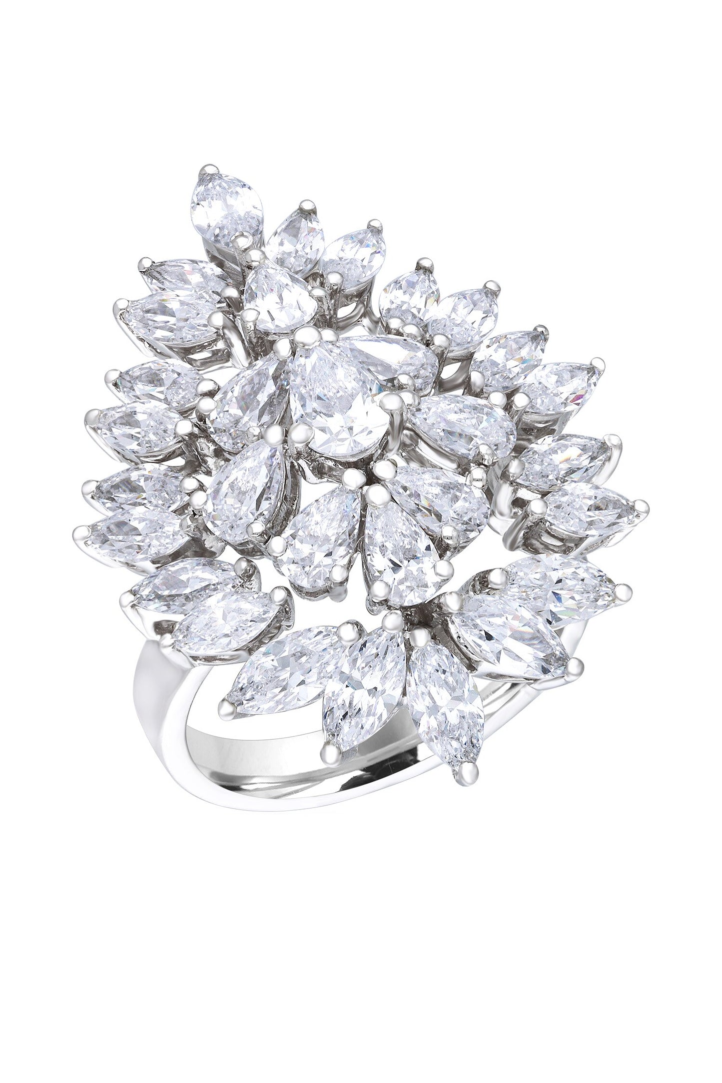 Tear Drop Shaped Ring