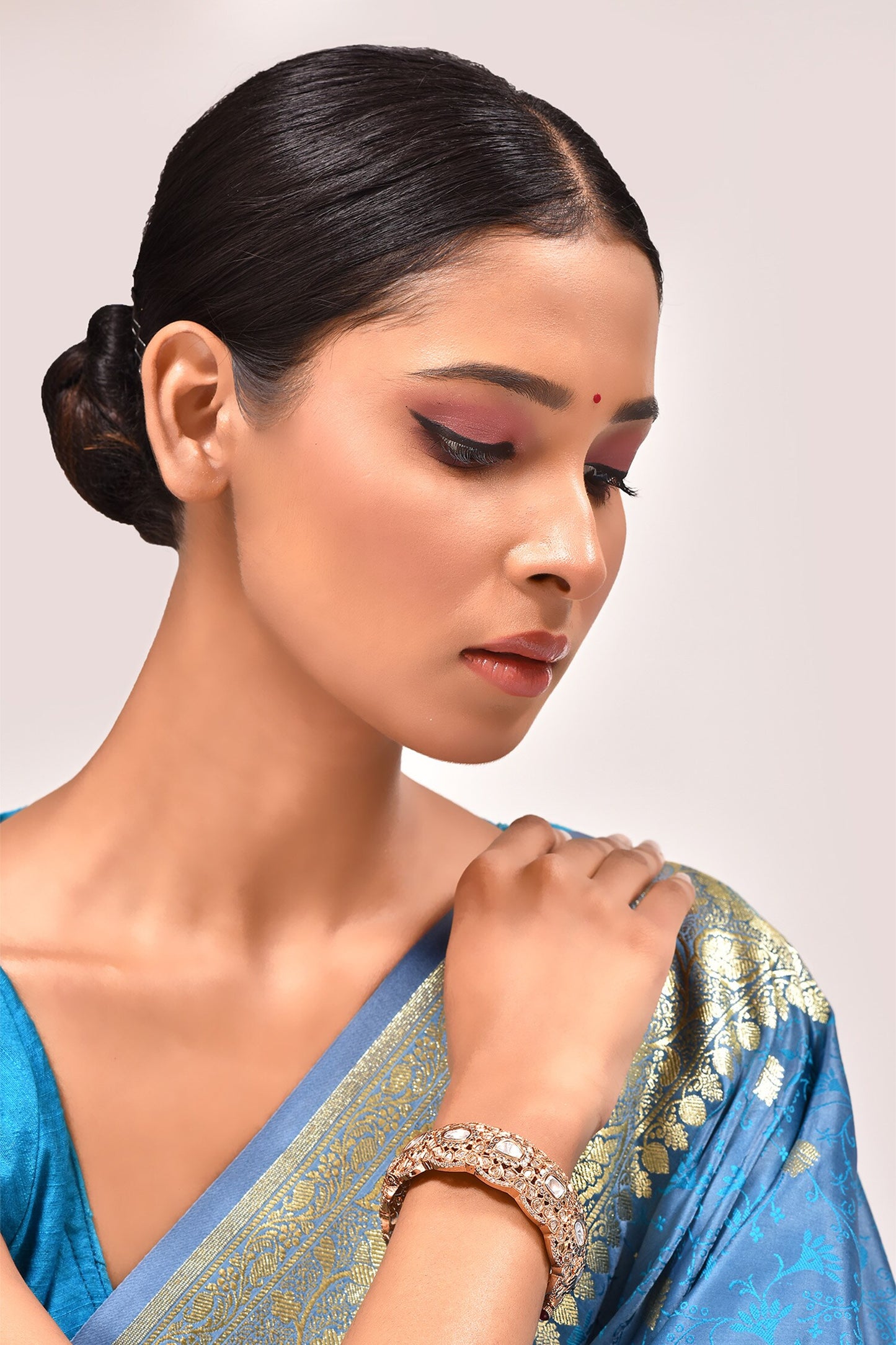 Kundan Embellished Kada
