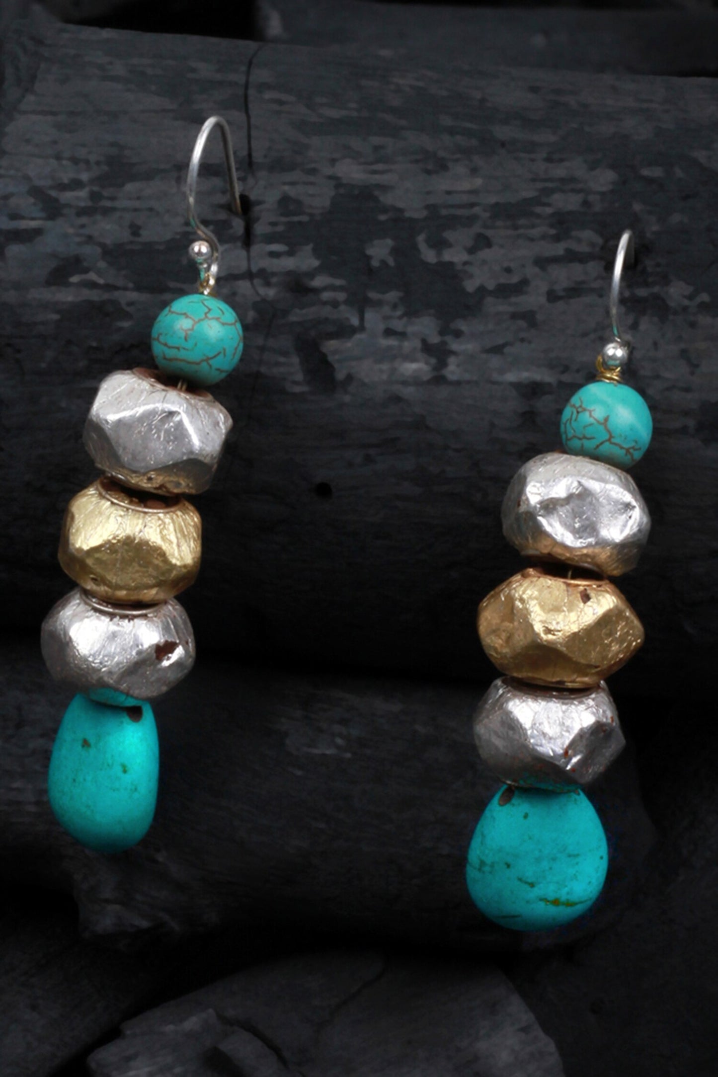 Stone Drop Earrings