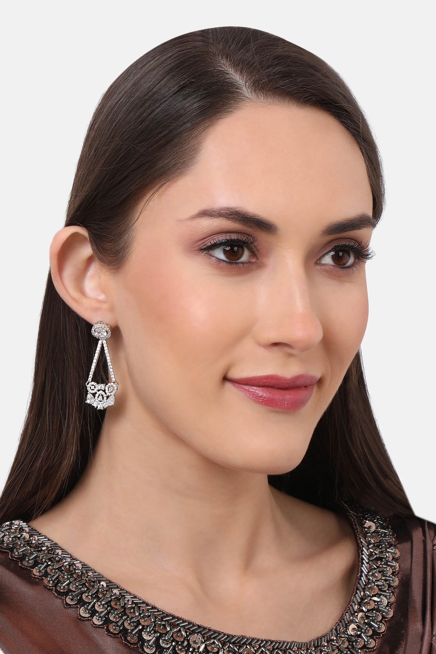 Studded Drop Earrings