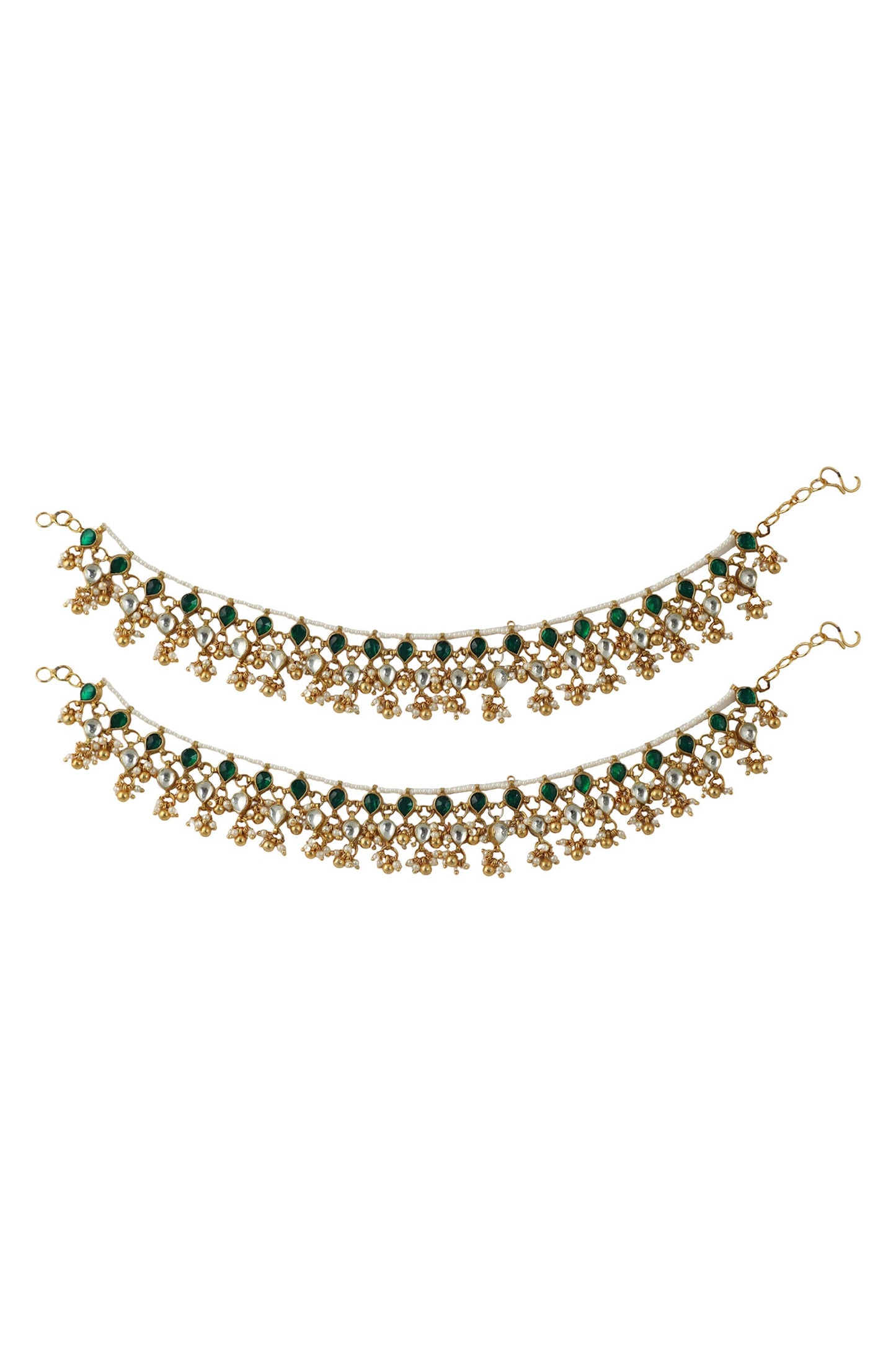Tiered Stone Anklets