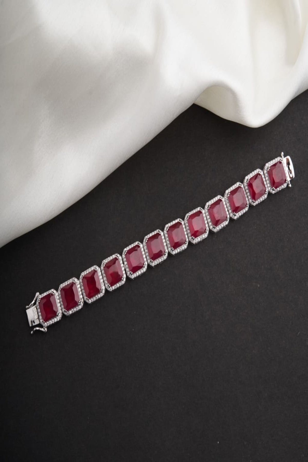 Ritwik Geometric Embellished Bracelet