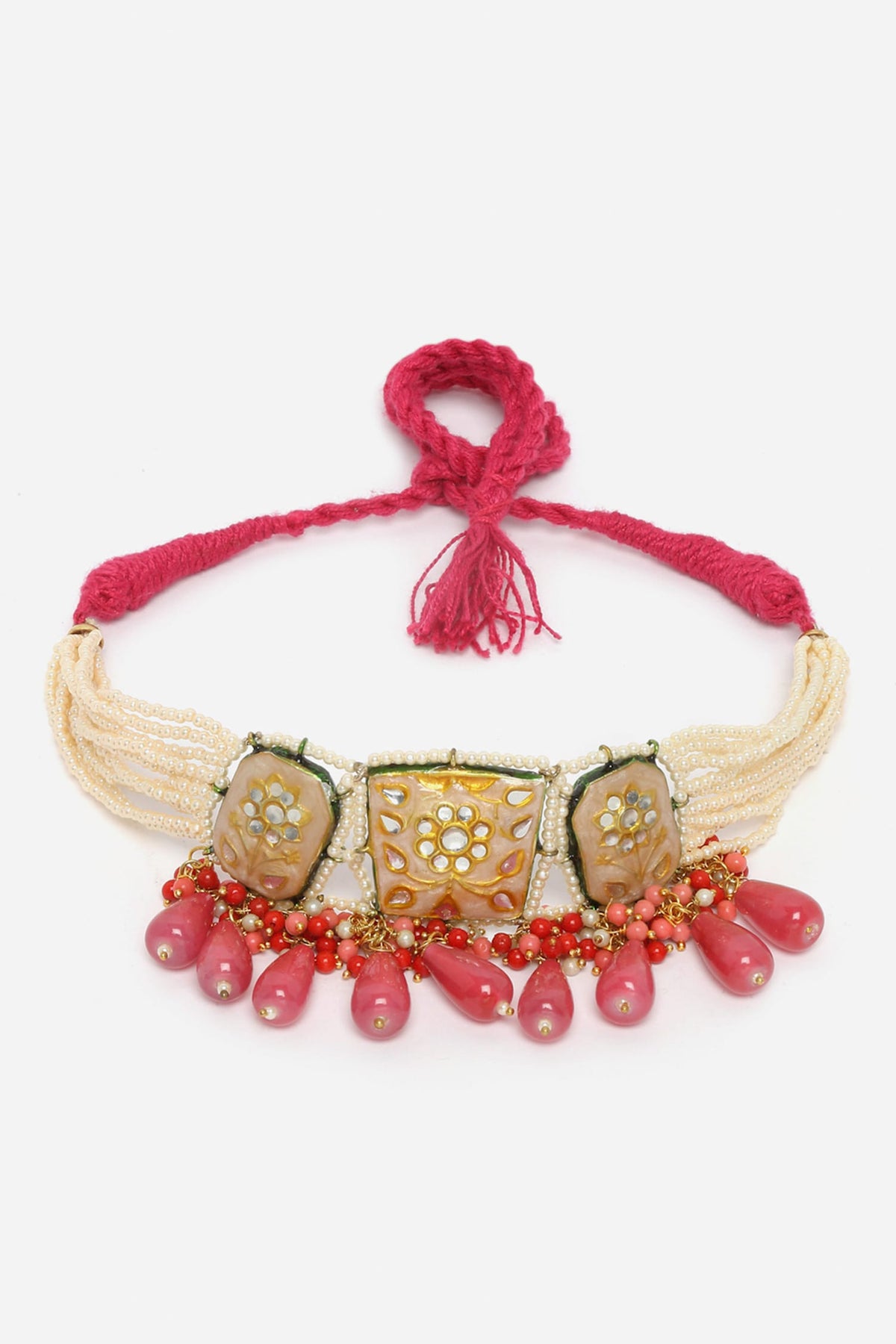 Meenakari Work Choker Necklace