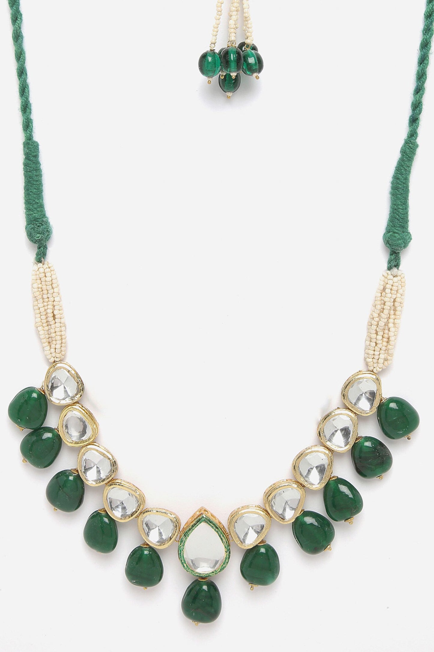 Kundan & Stone Embellished Choker Necklace