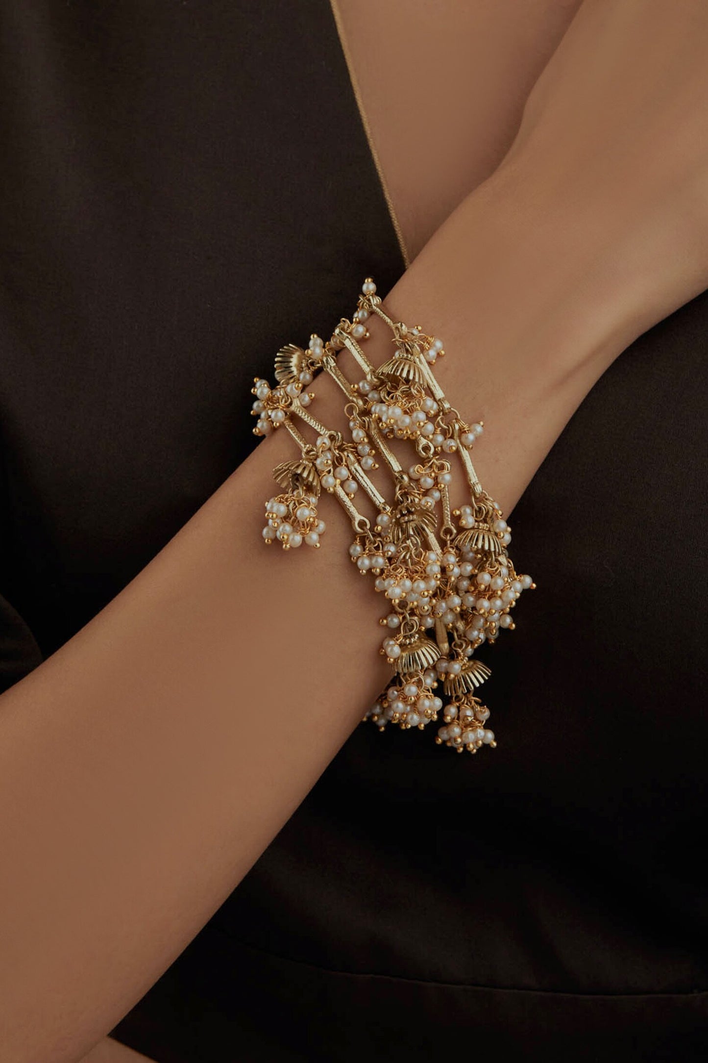 Umbrella Multi Layer Bead Embellished Bracelet