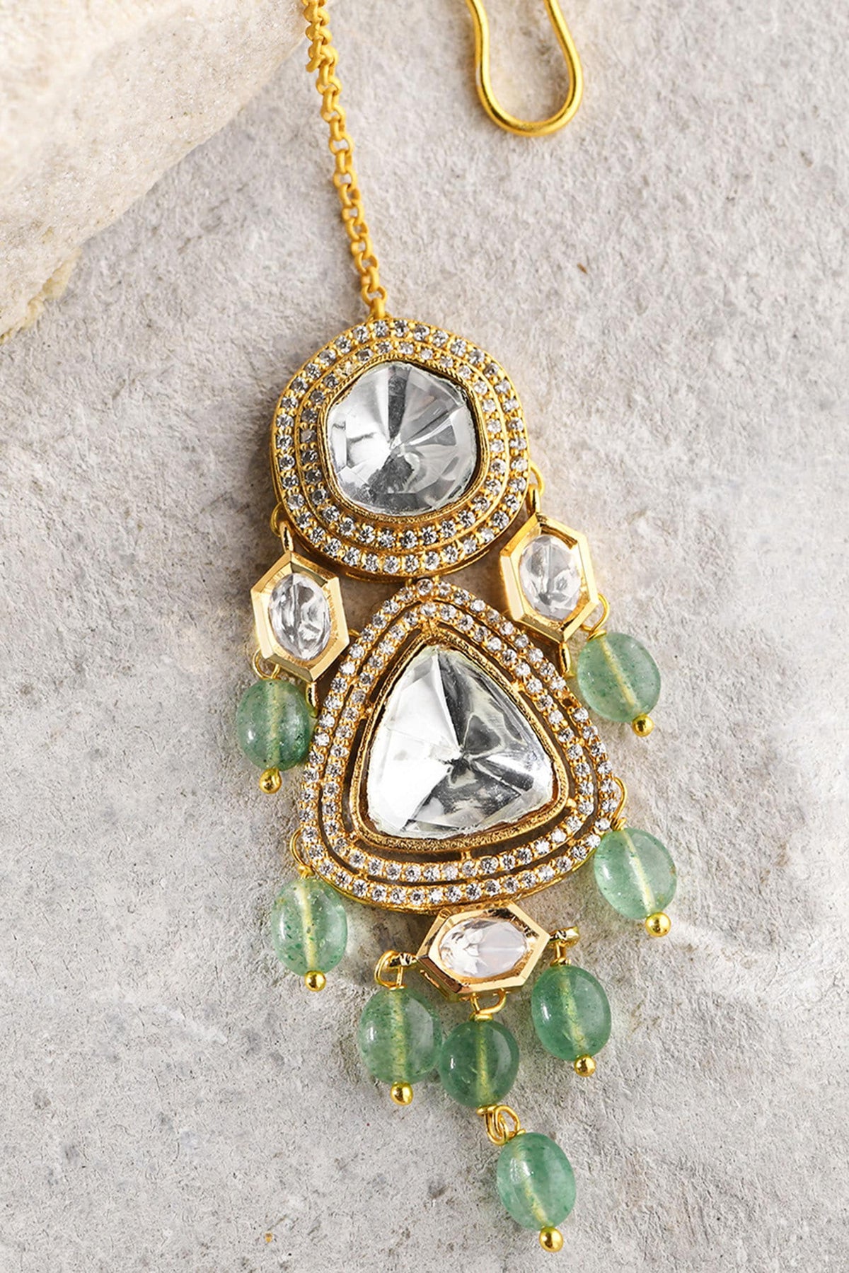 Drops Embellished Mangtikka