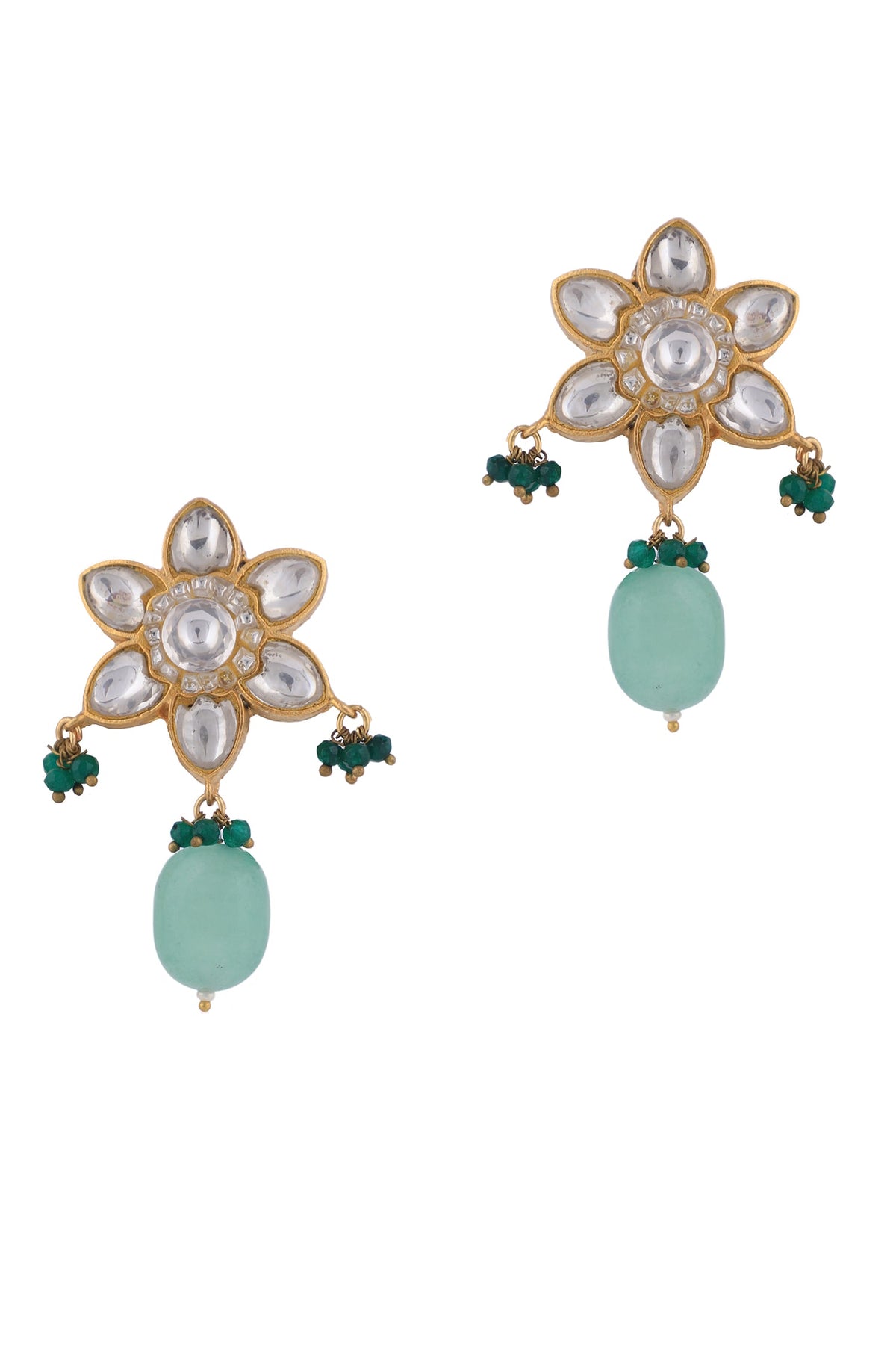 Floral Embellished Earrings