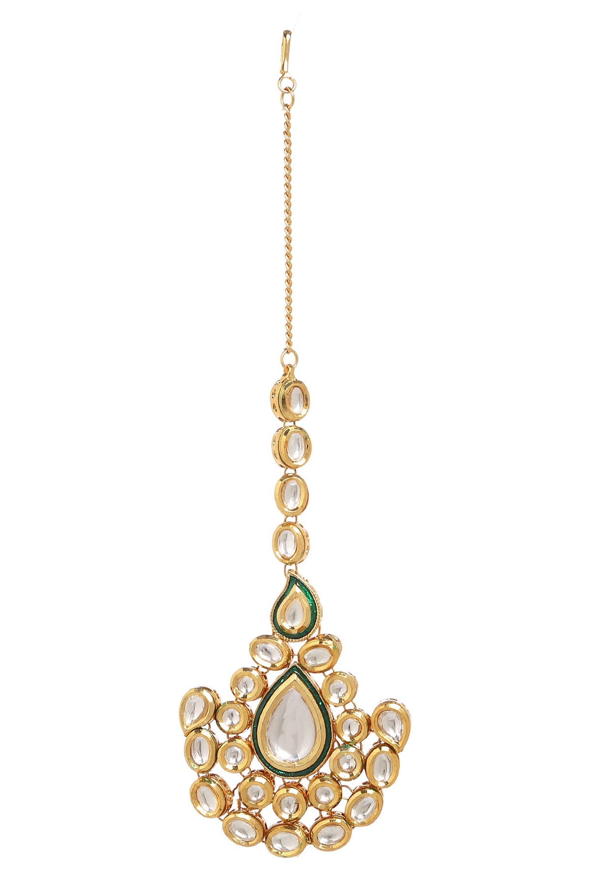 Kundan Geometric Necklace Set