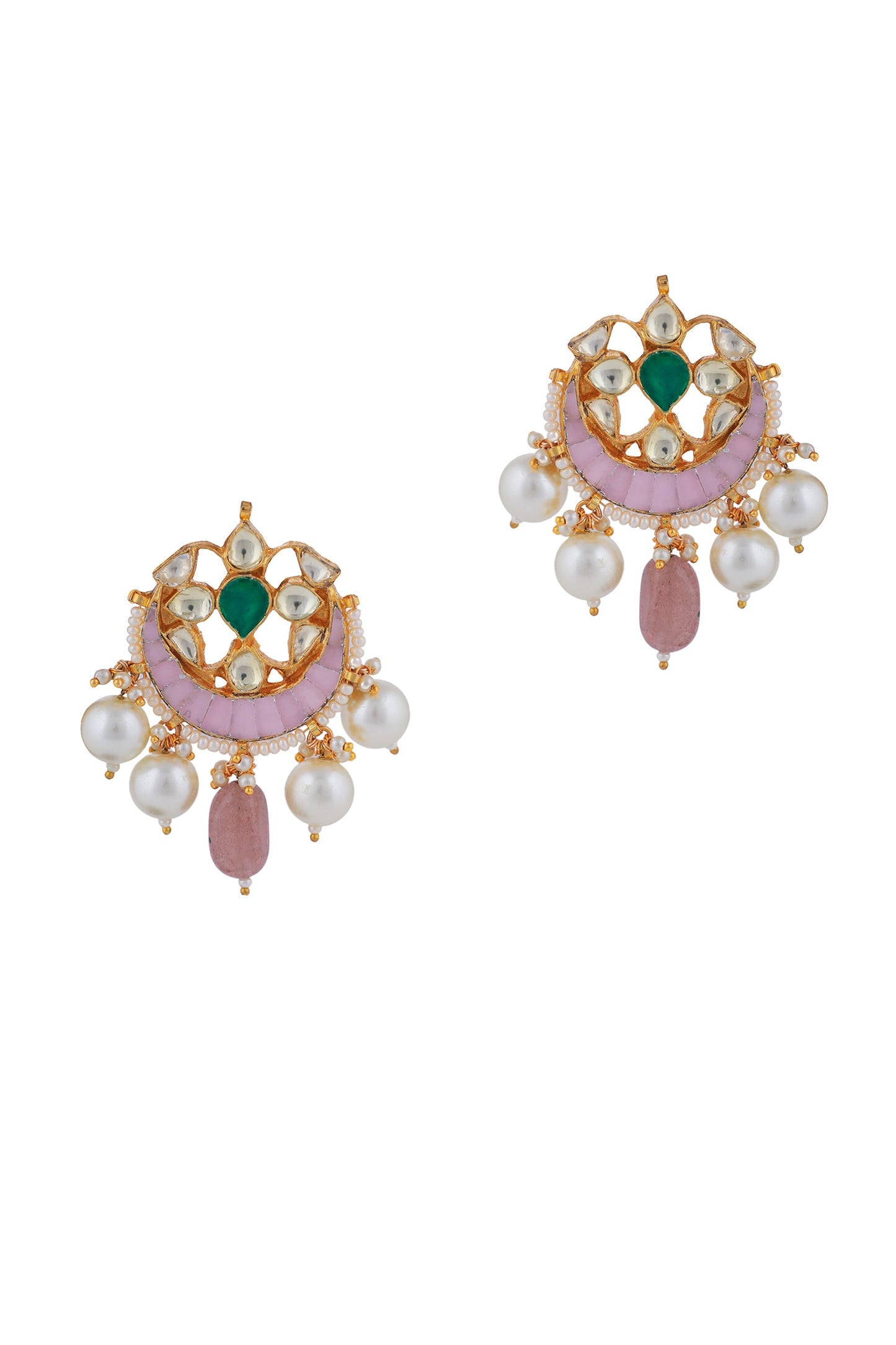 Pearl Beads Embellished Earrings