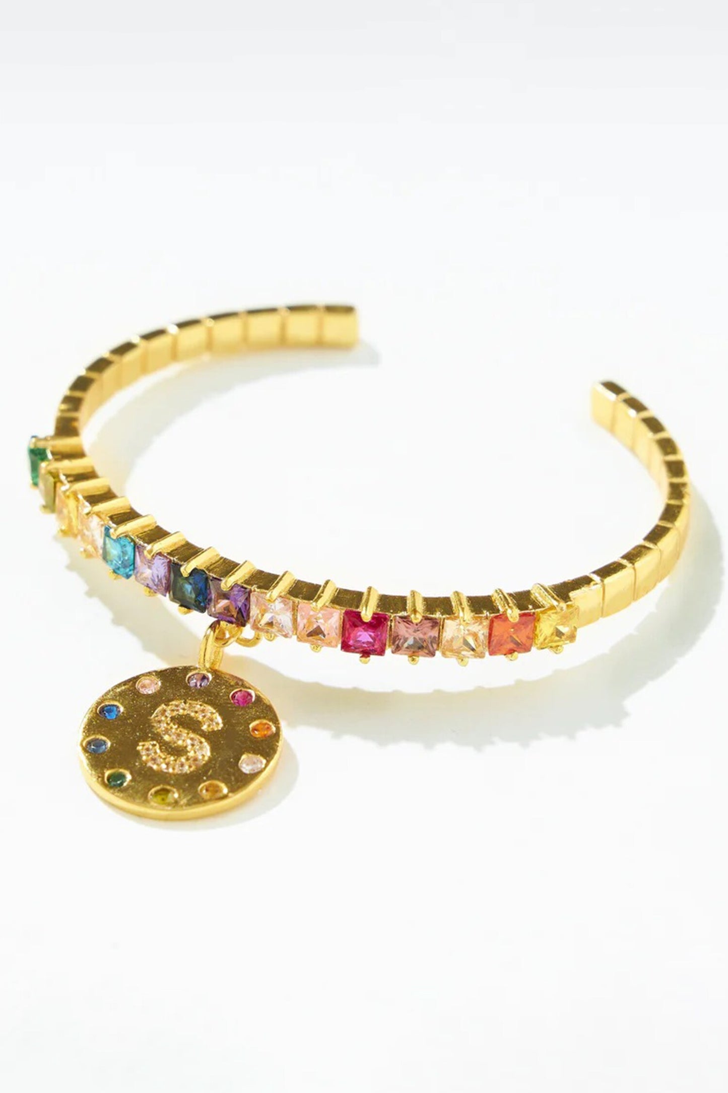 Multi Color Crystal Embellished Bracelet