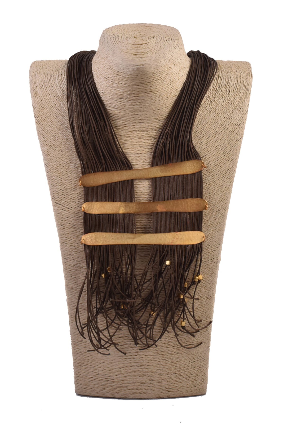 Cotton Thread Tasselled Necklace
