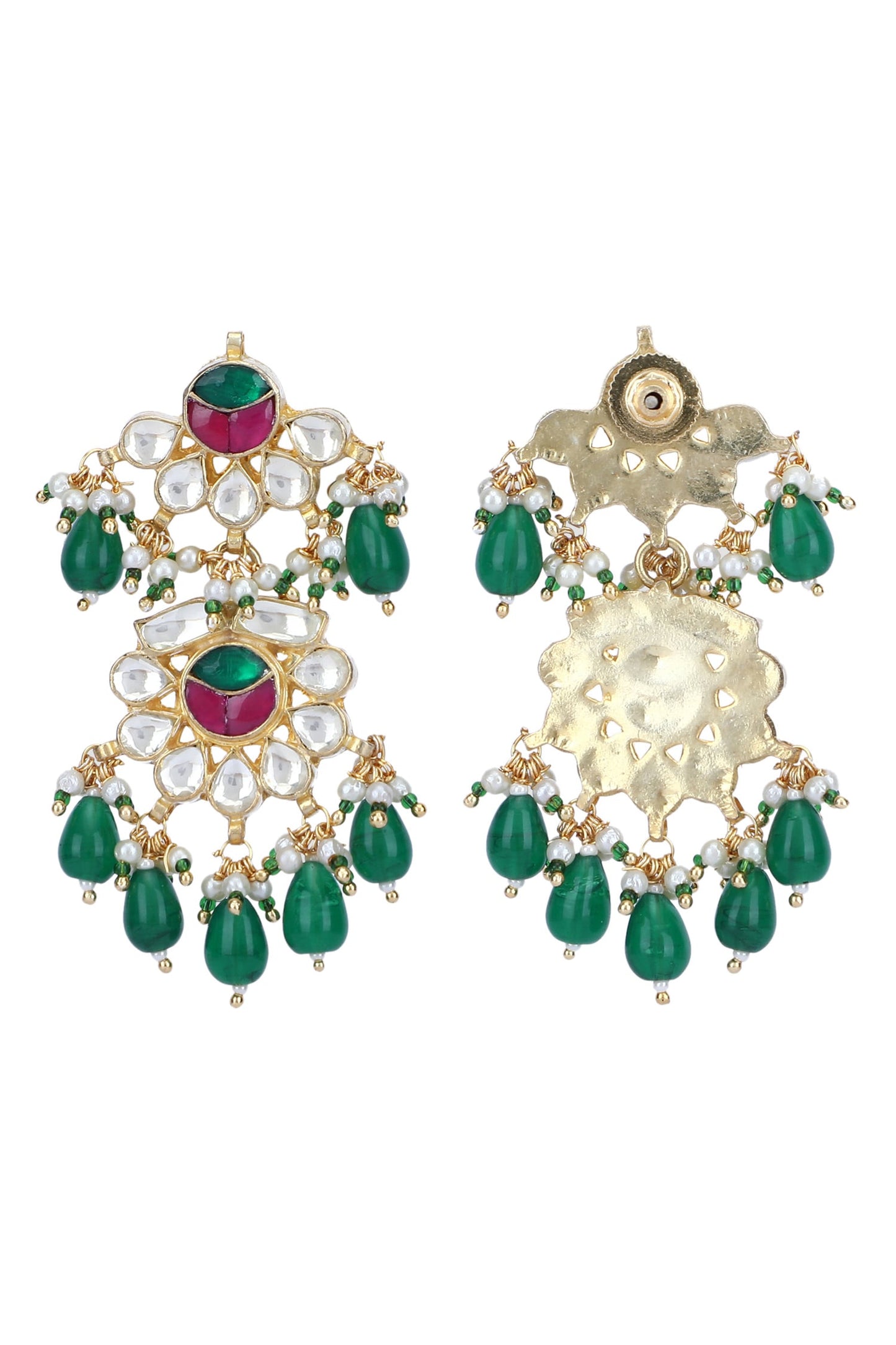 Kundan Embellished Pendant Choker Set