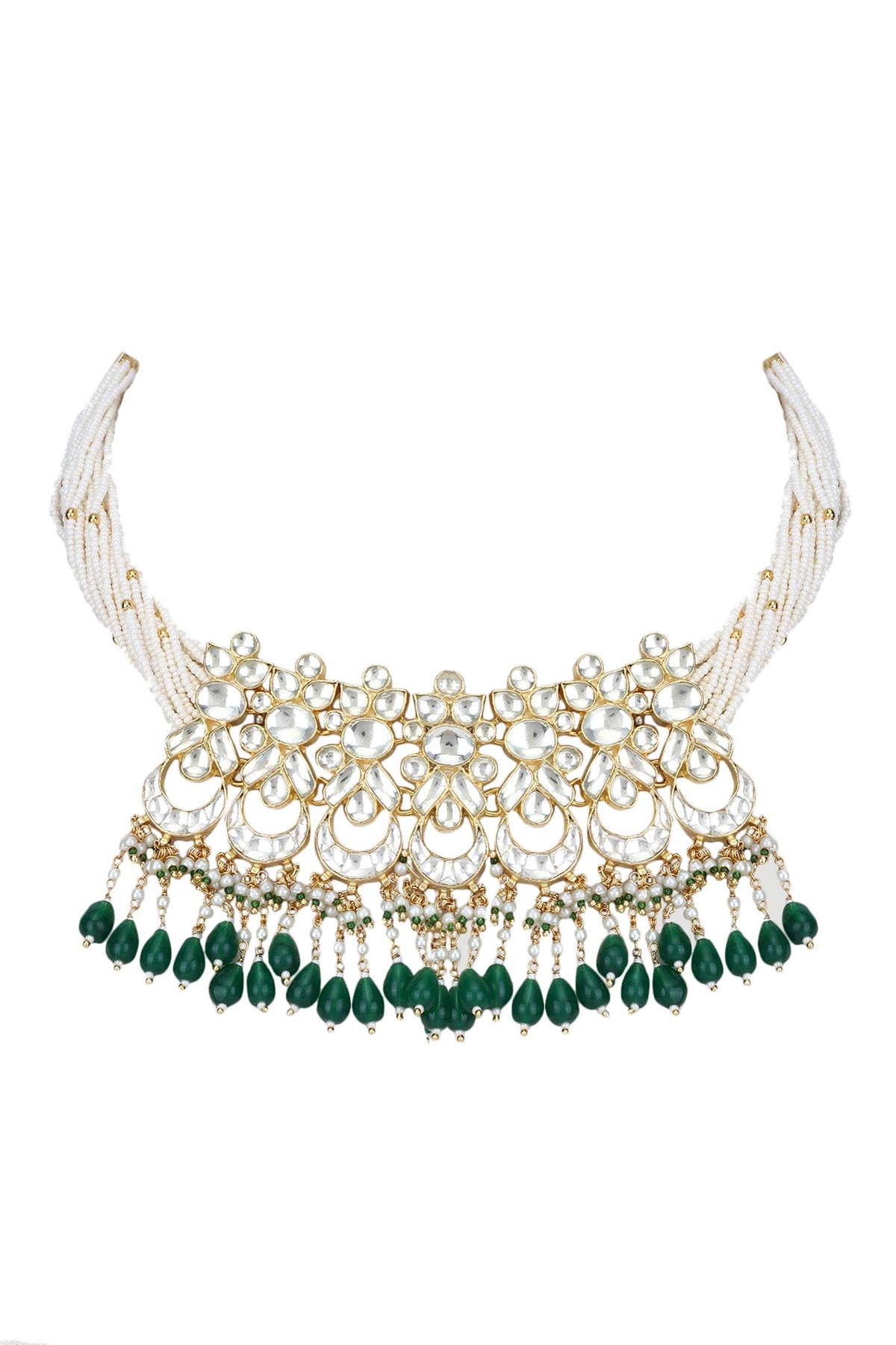 Half Crescent Shaped Choker Set