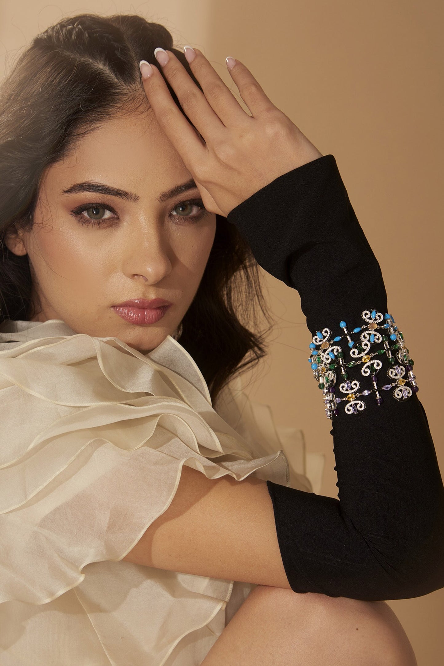 Mughal Motif Studded Bracelet